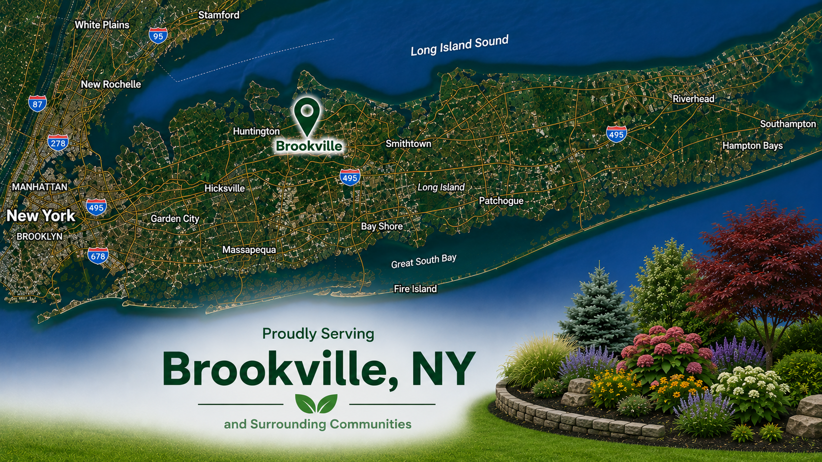 Landscaping in Brookville NY