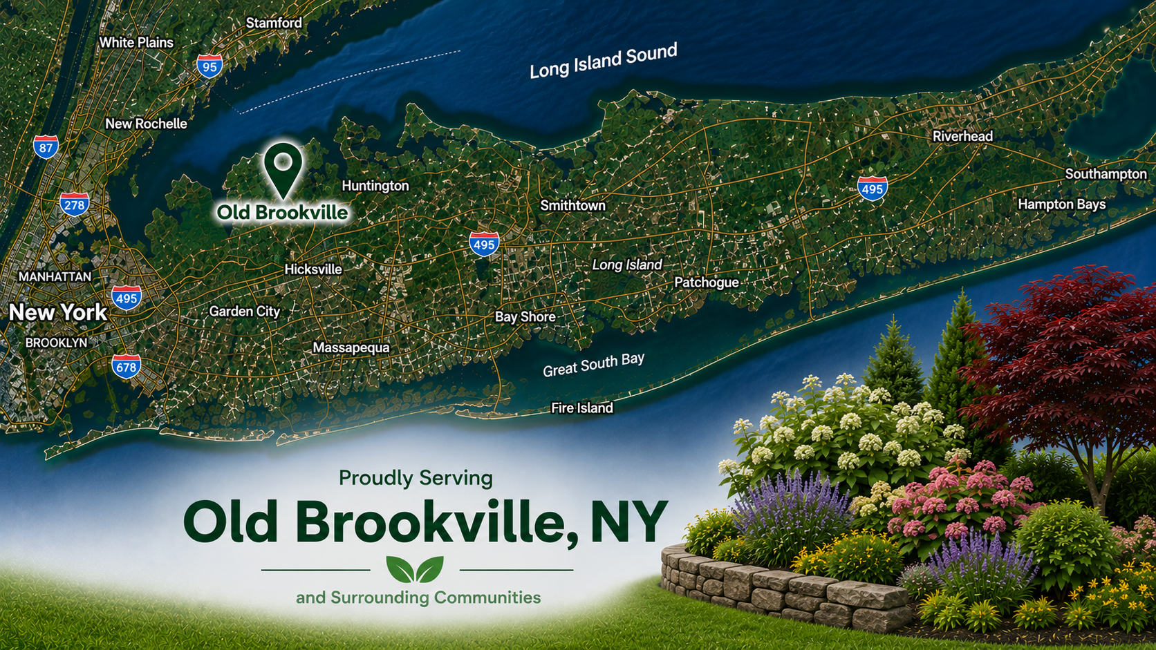 Landscaping in Old Brookville NY
