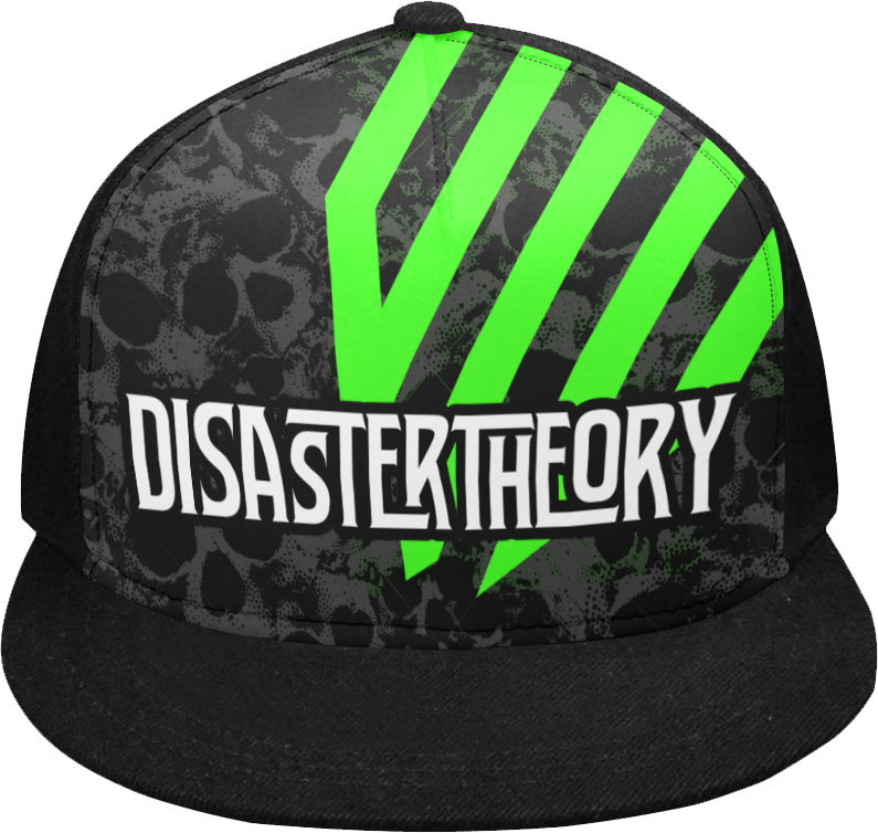 DisasterTheory Neon Green Skull Hat
