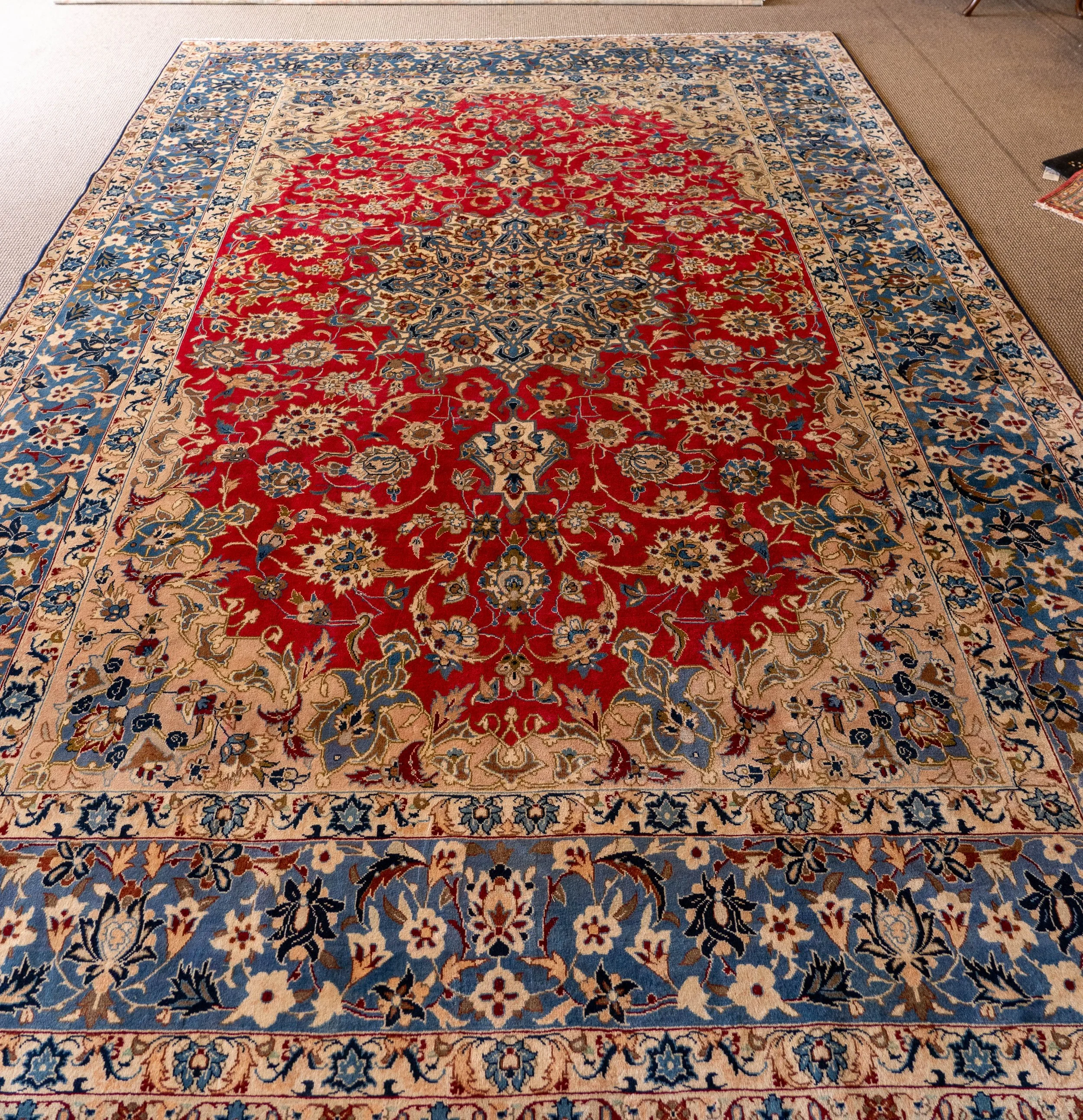 Najafabad- 9-10 x 13-6, wool-90991