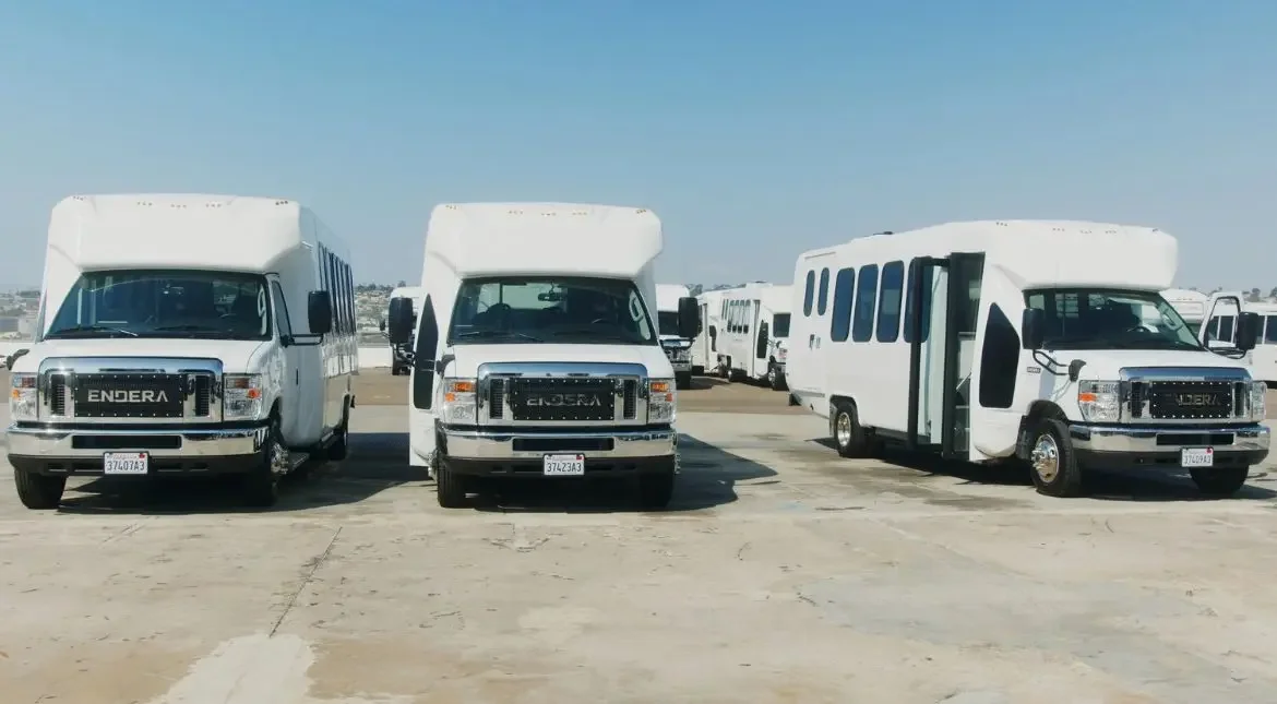 Airport Shuttle Bus for Sale — Tarmac-Proven EV &amp; ICE Models | Endera