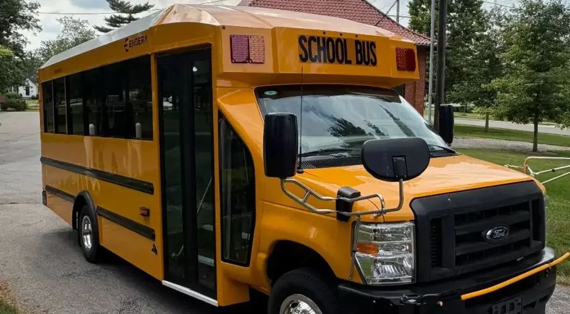 EV School Bus — Zero-Emission Type A Buses With Proprietary Powertrain | Endera