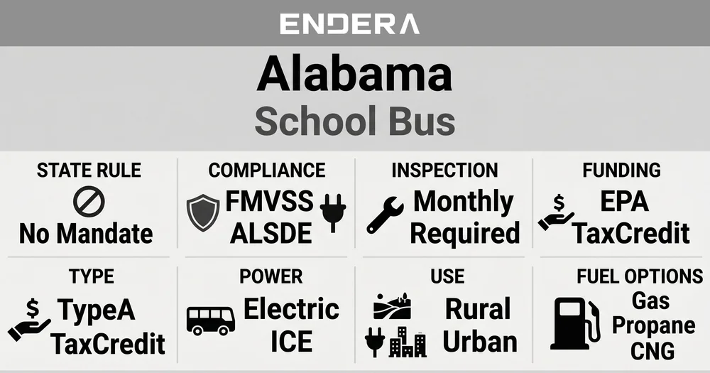 School Bus for Sale in Alabama: Type A ICE & Electric Buses for AL ...