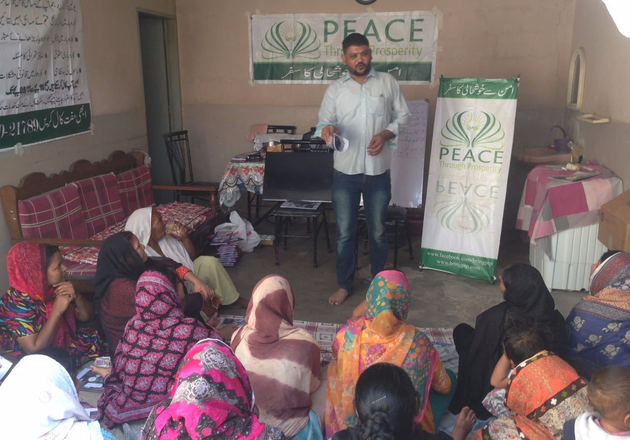 Third Cohort of women entrepreneurs partaking in Peace Through Prosperity's mini-MBA program.