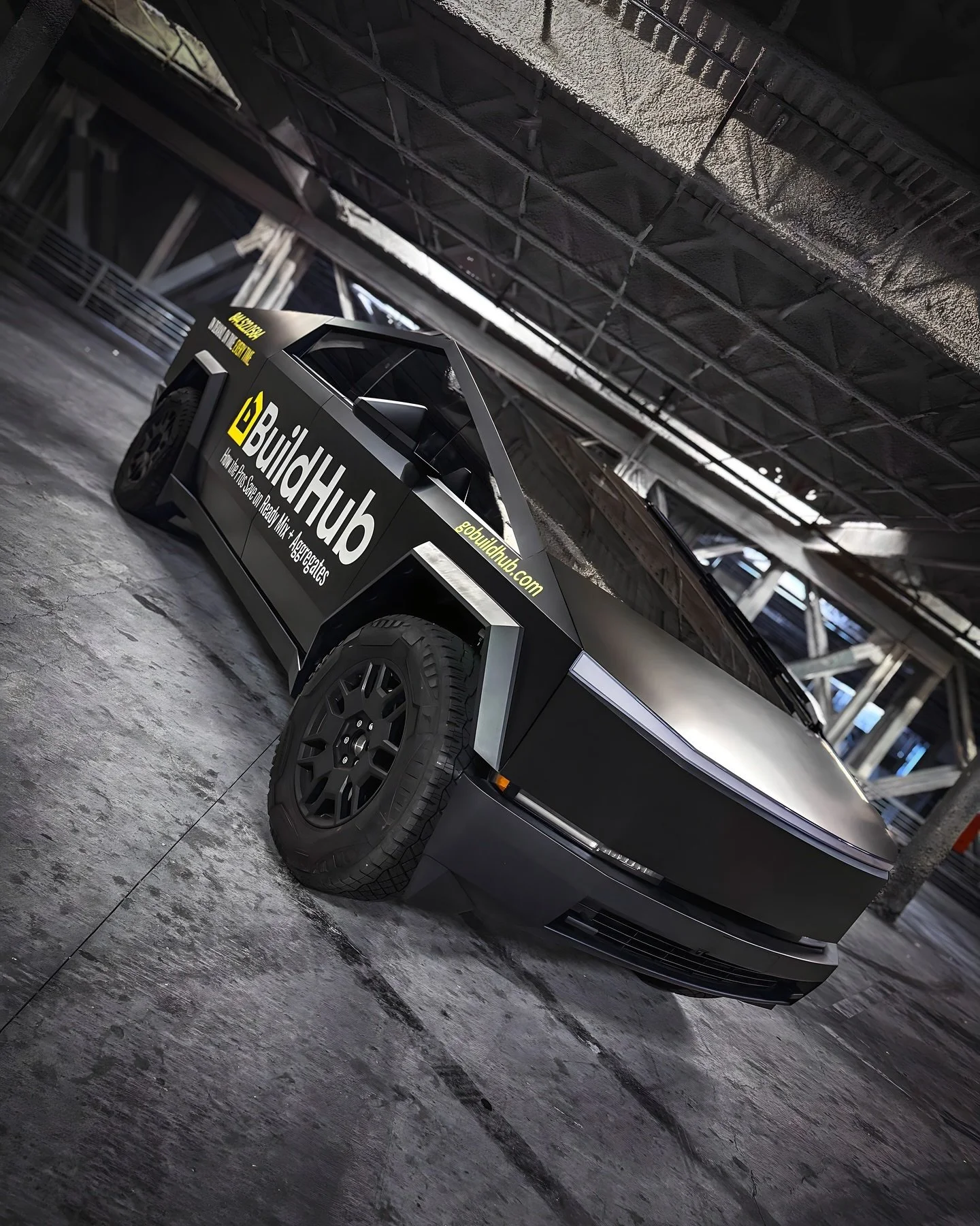 Tesla Cybertruck wrapped in Satin Black w/ Company decals designed, printed and installed for @appbuildhub and ceramic tints all around

#cybertruck #tesla #mobileservice #mobilewraps #thewrapdistrict #thewrapdistrictla #vinylwrap #wrapped #paintisde