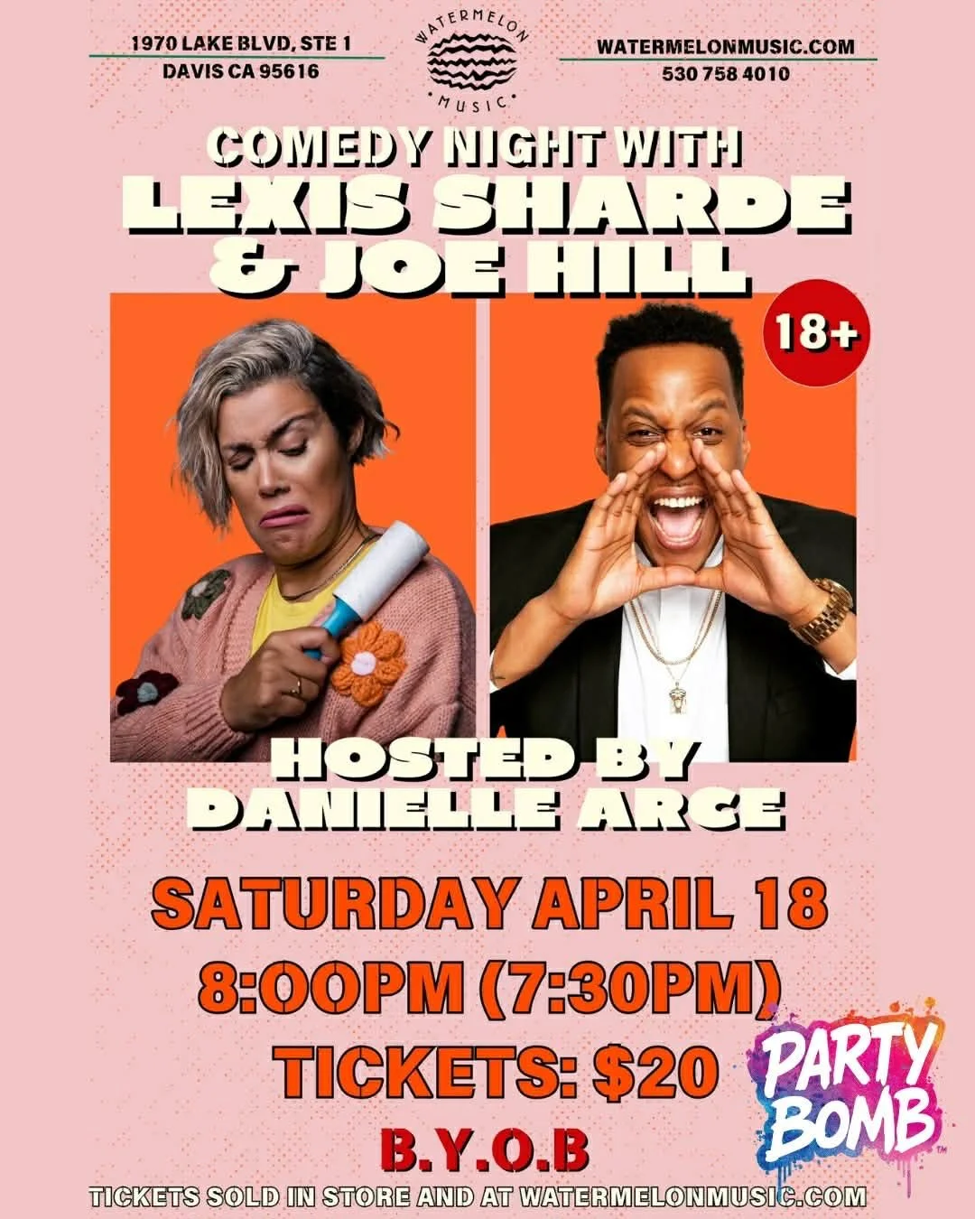 Comedy Night With Lexis Sharde &amp; Joe Hill 