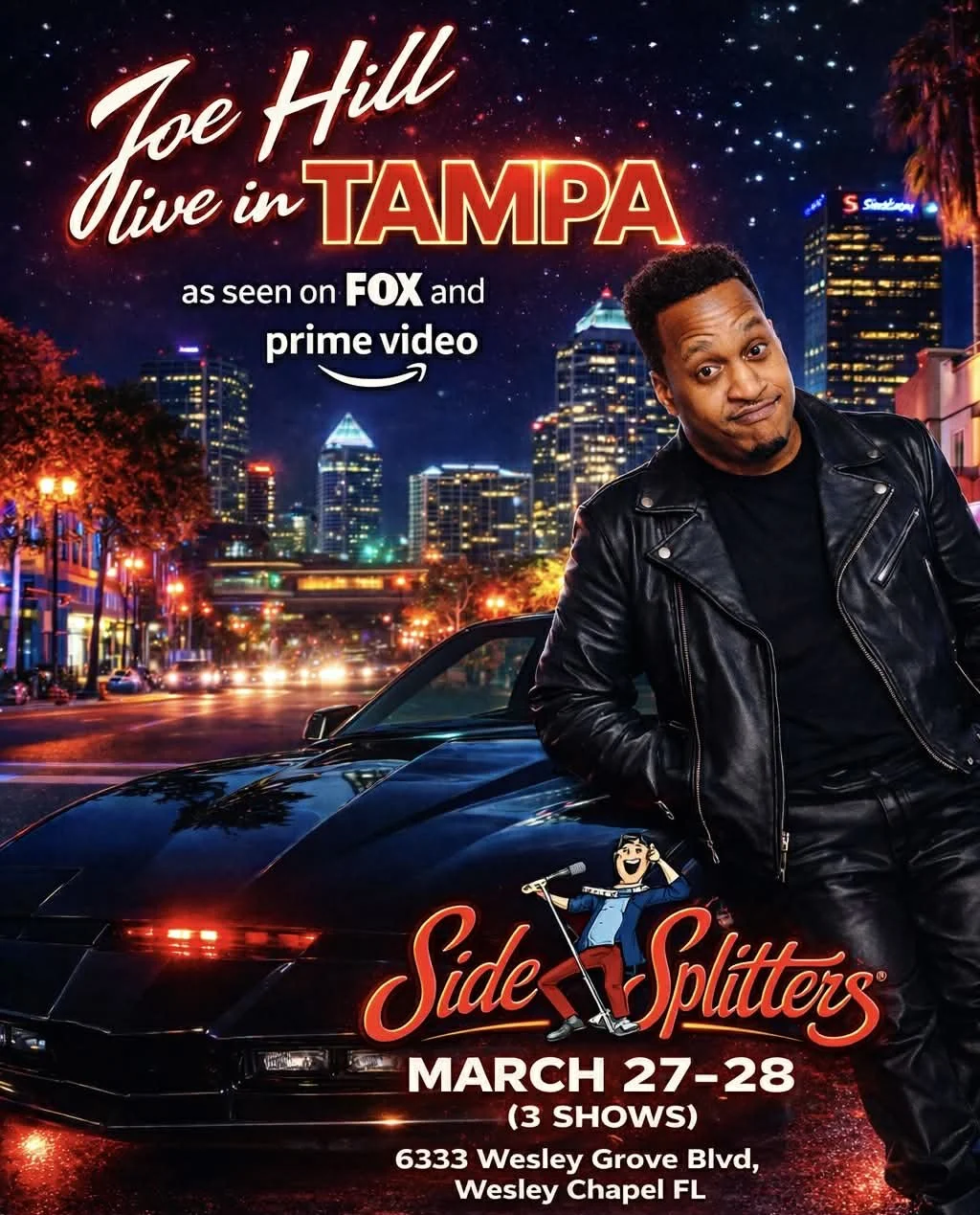 SIDE SPLITTERS COMEDY CLUB PRESENTS: JOE HILL