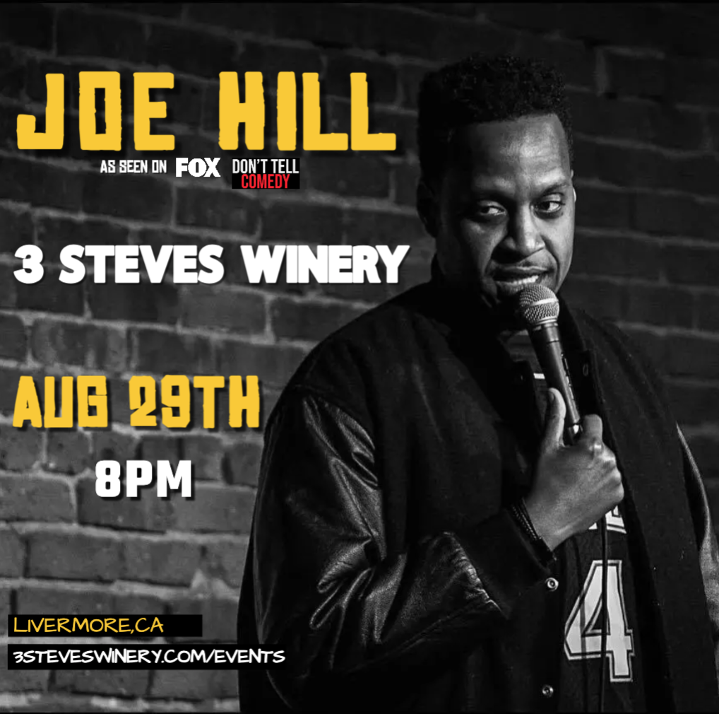 LAUGHS IN A GLASS: HEADLINER JOE HILL 