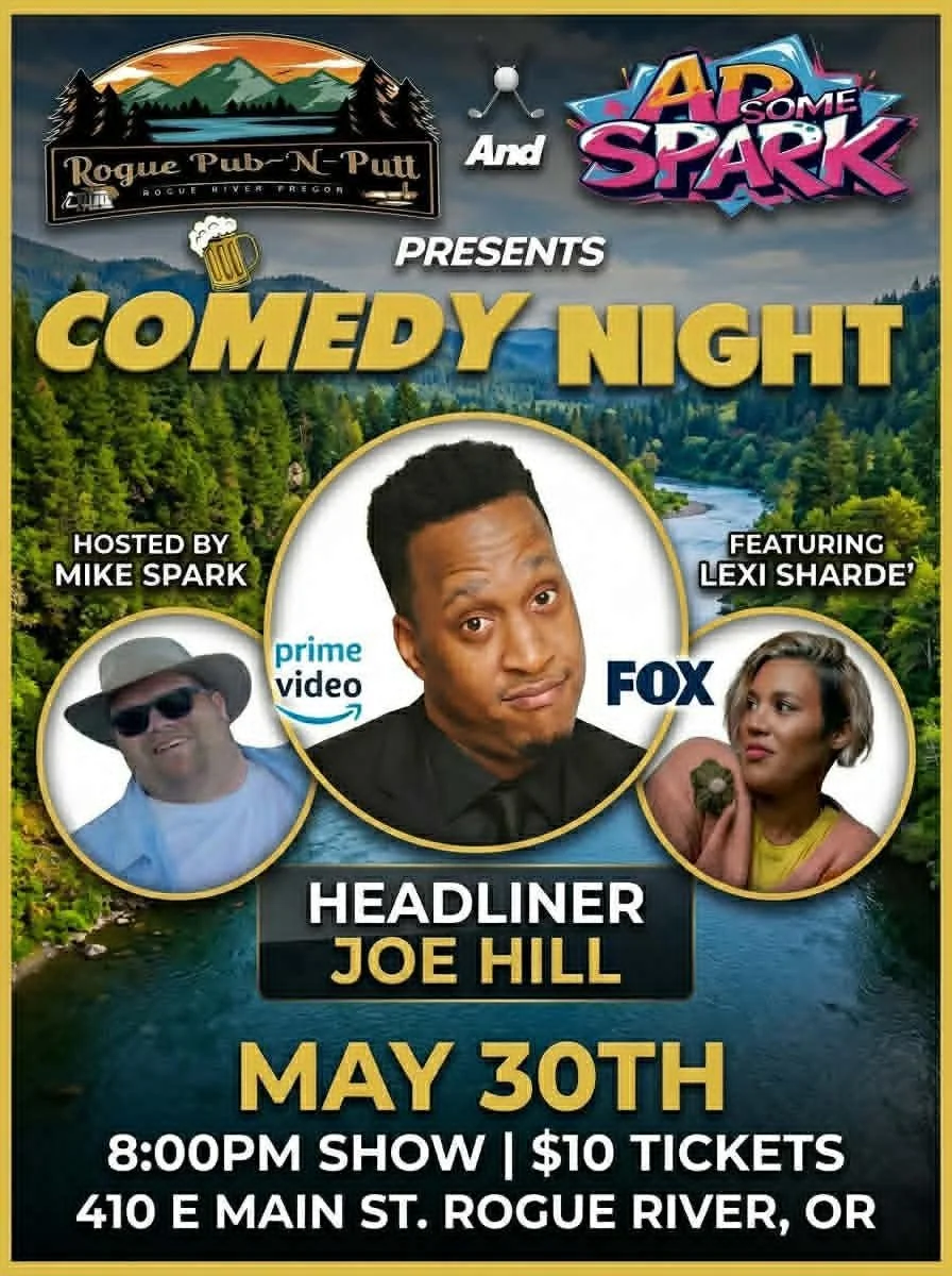 Comedy Night Presents: Headliner Joe Hill (ROGUE RIVER,OR)
