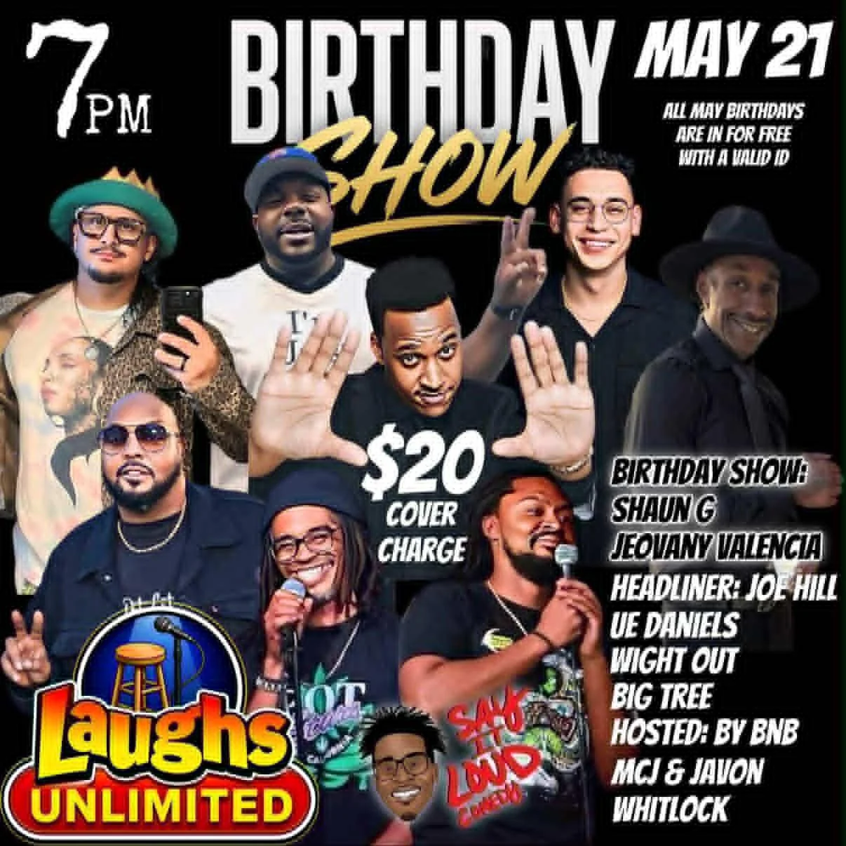 Laughs Unlimited Presents: Joe Hill (Sacramento,CA)