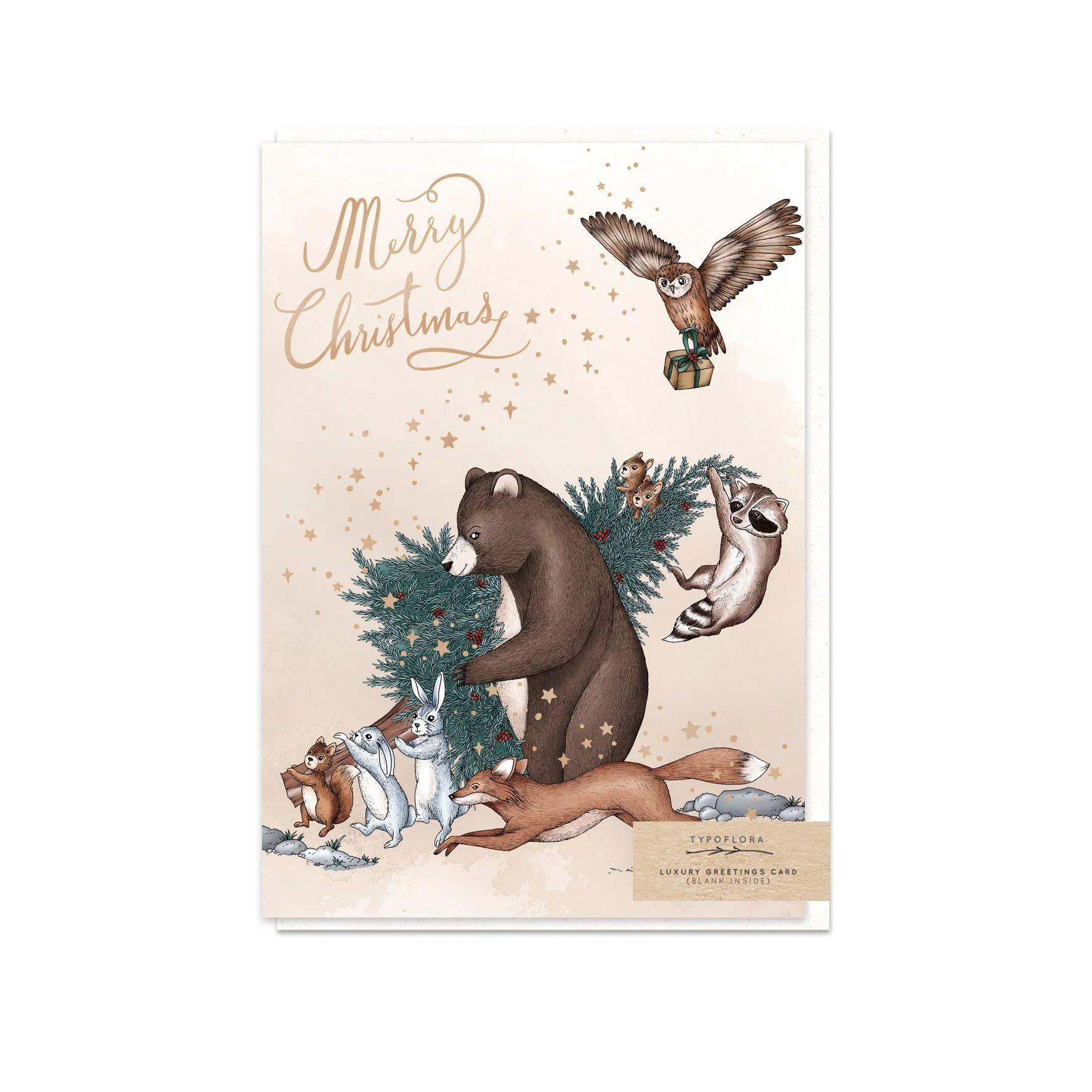 Animals Christmas Card