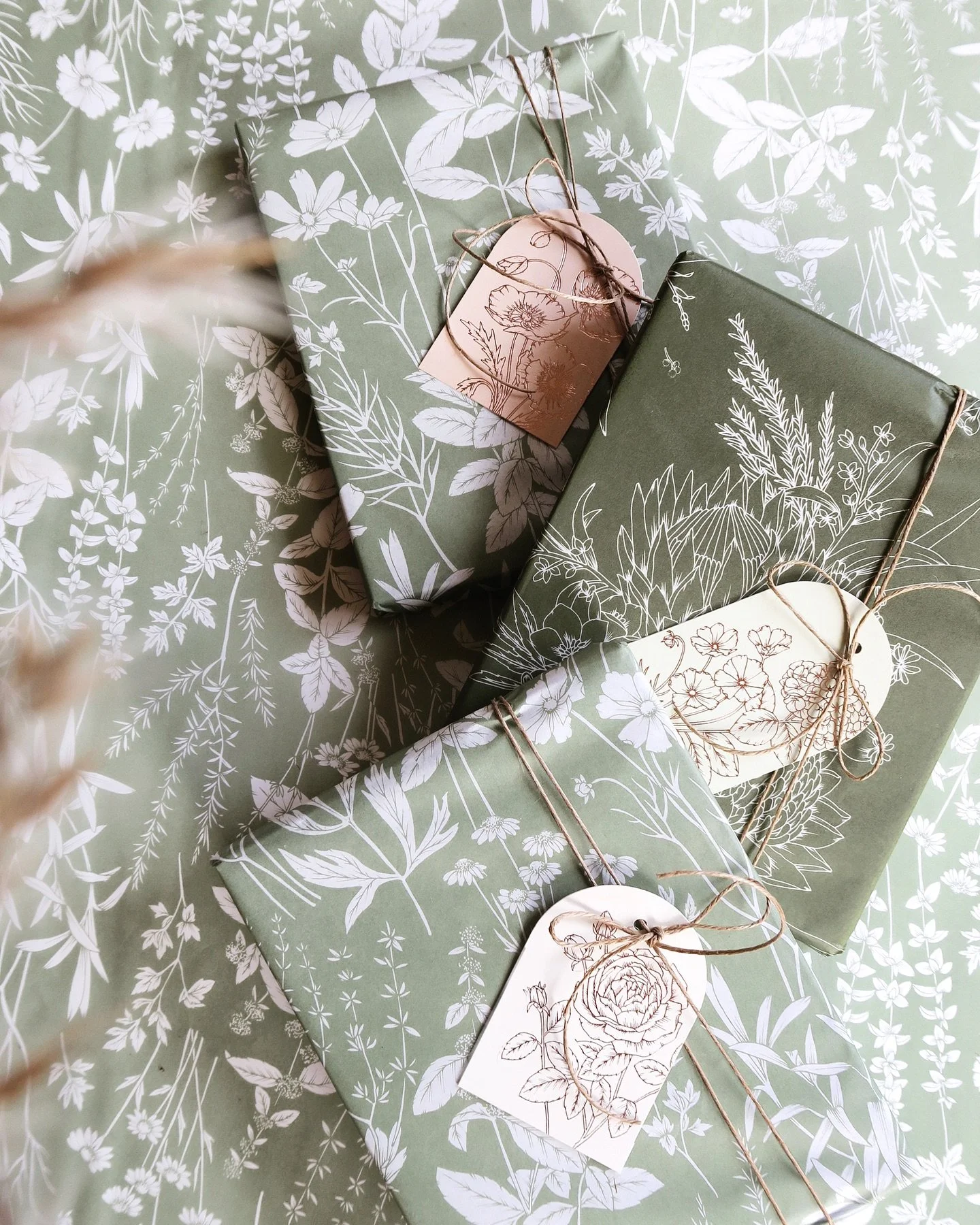 Tissue paper in sage is now back in stock! They are the perfect eco friendly gift wrapping option for this festive! Available now in our new recycled packaging too!