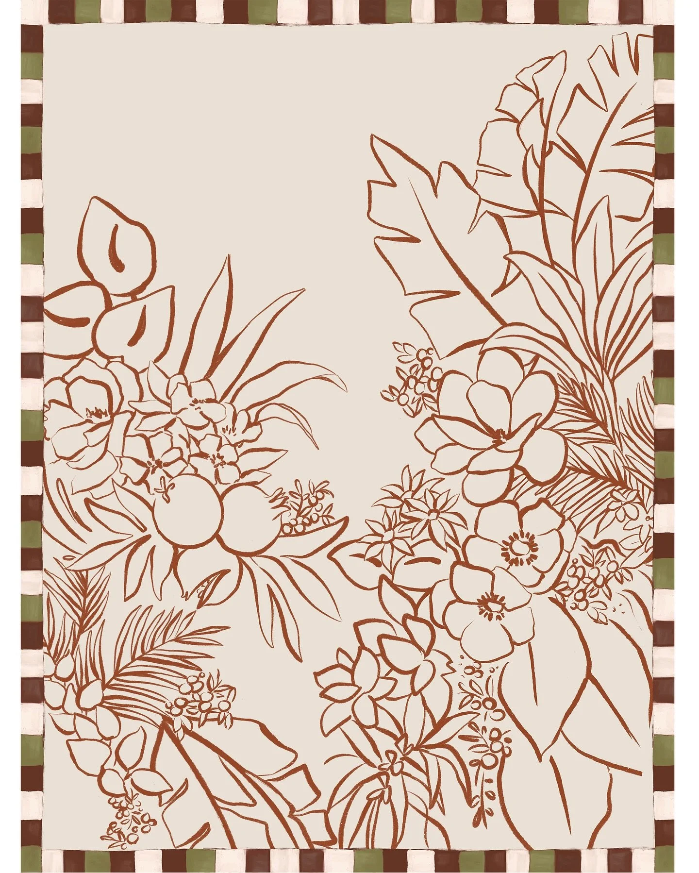 Working on some new bits over the long weekend. 

#typoflora #tropical #illustration #slowdownprint2026