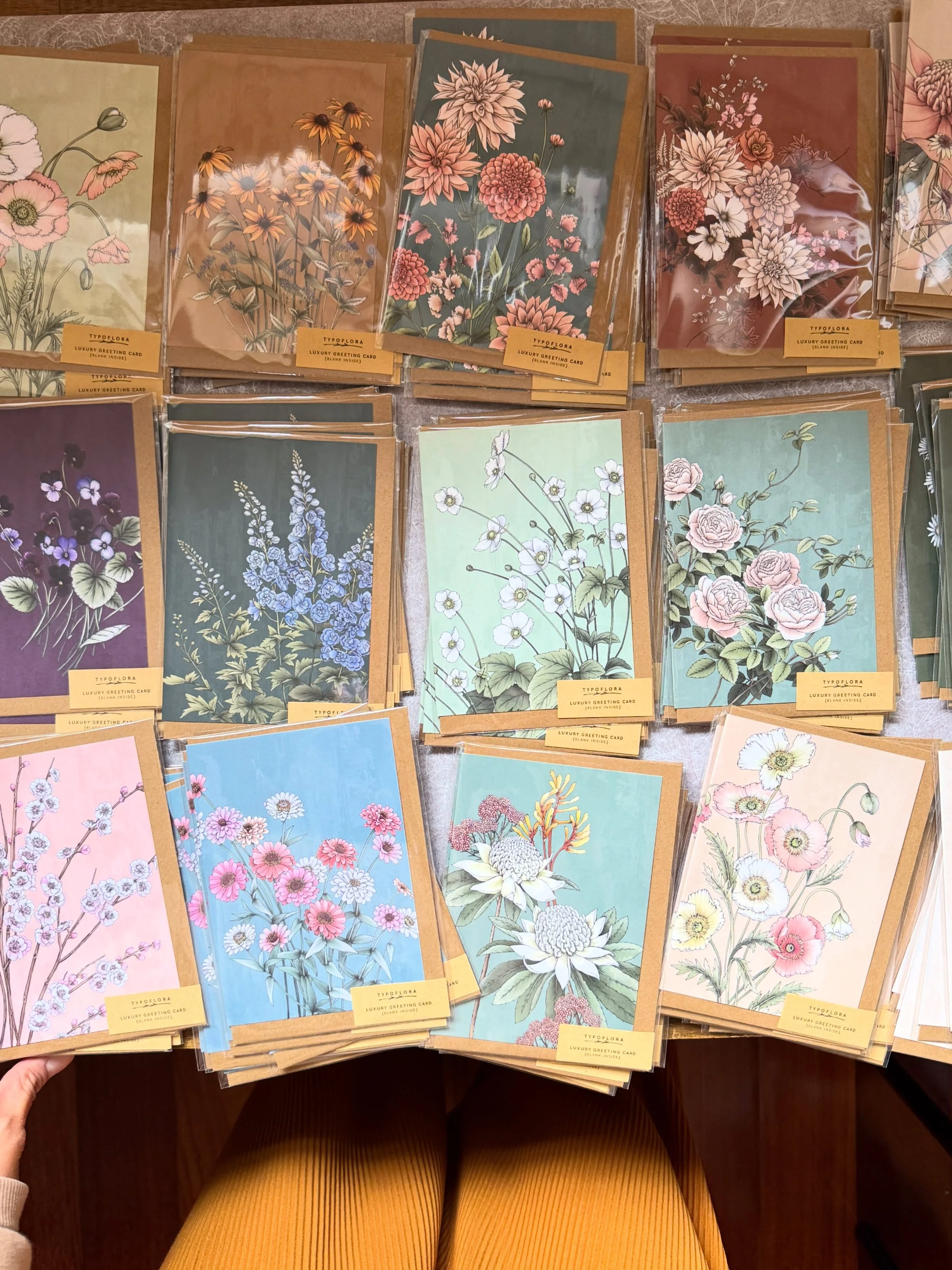 Not everything in May was about work, but it was full in different way.

Working on both old and new things for Typoflora, the usual packing orders, launching collections, and drawing what&rsquo;s next. But also finding time to step outside of it.

P