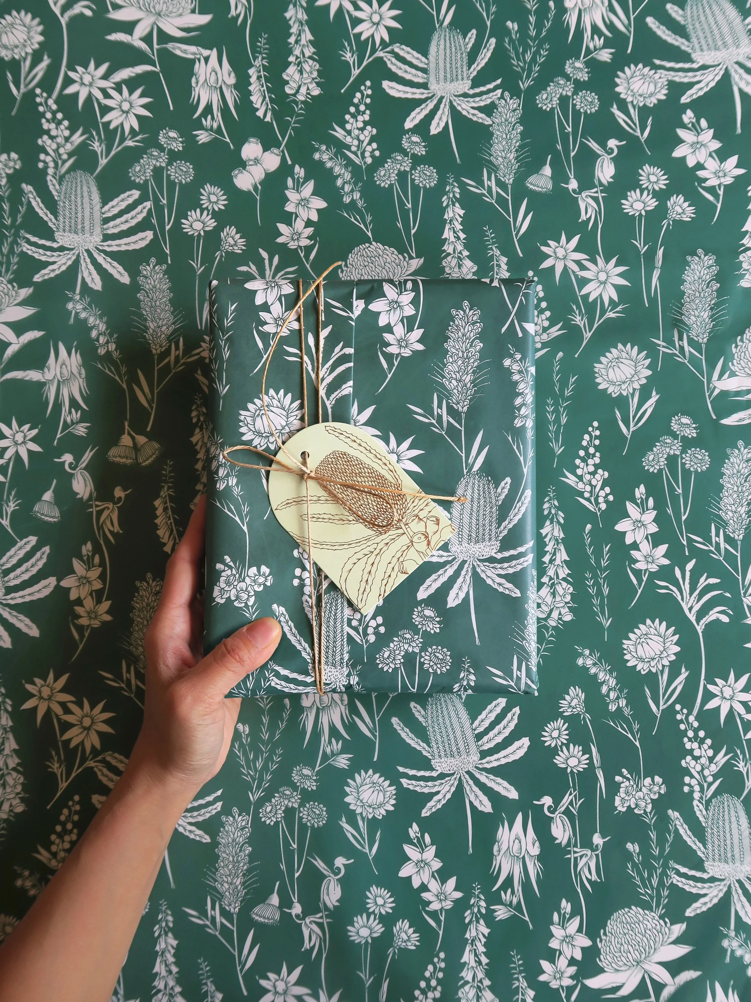 Because even your wrapping paper deserves to bloom&hellip;

We&rsquo;ve added two new tissue paper designs to the Typoflora collection, featuring detailed illustrations of Australian native flowers in beautiful deep green and clay. Made to add a litt