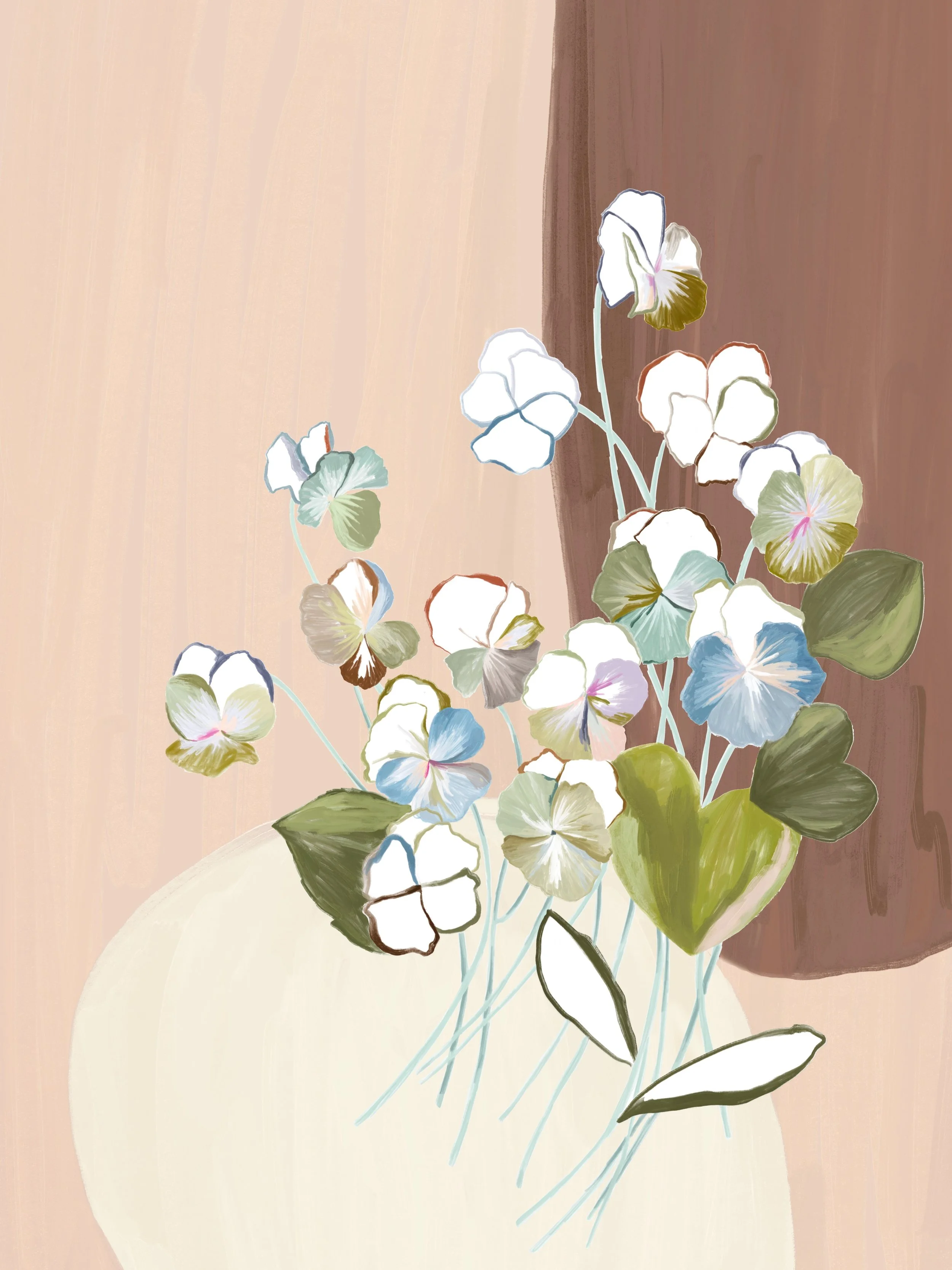 Floral I did over the weekend!

#slowdownartcomp2026