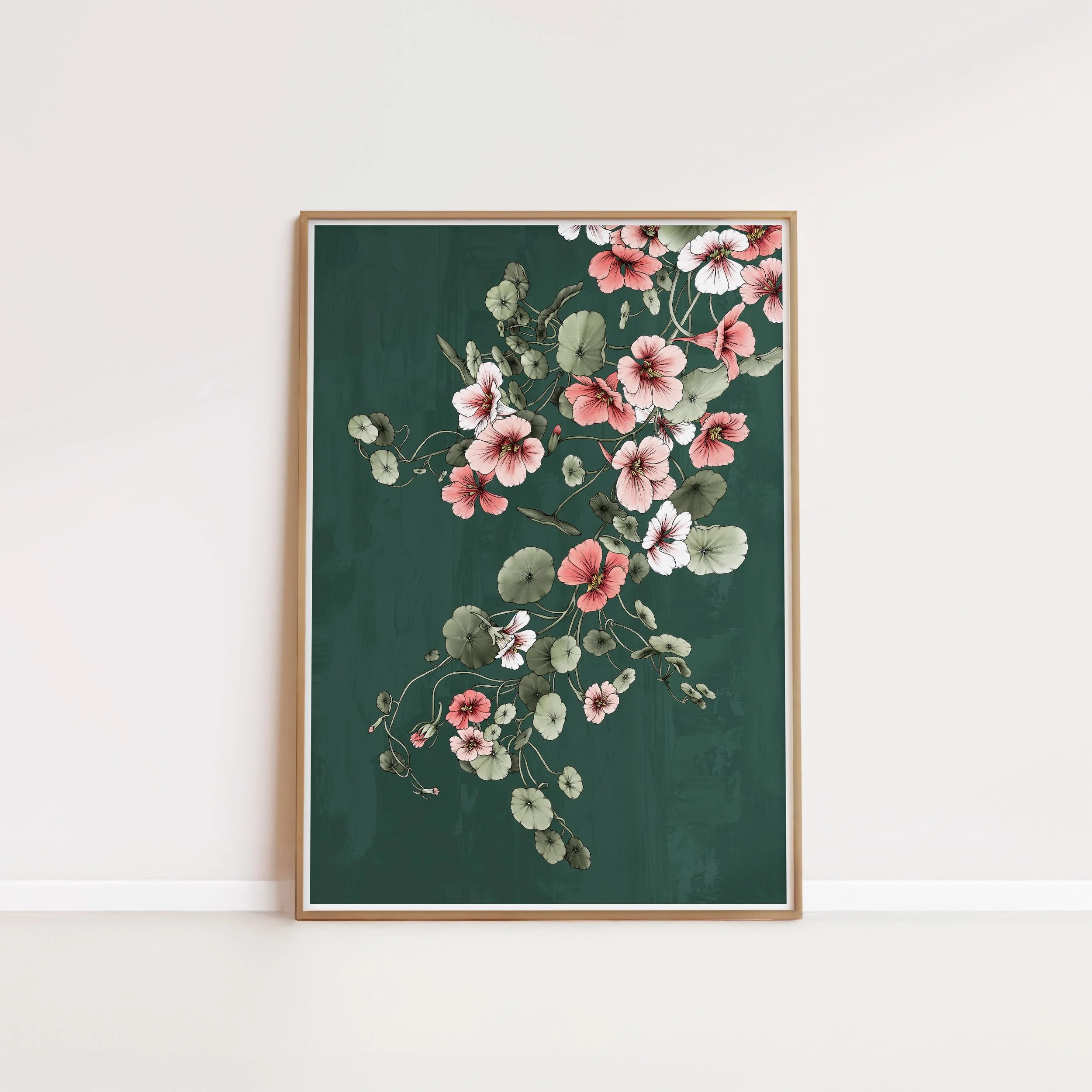 Nasturtium Portrait Artprint
