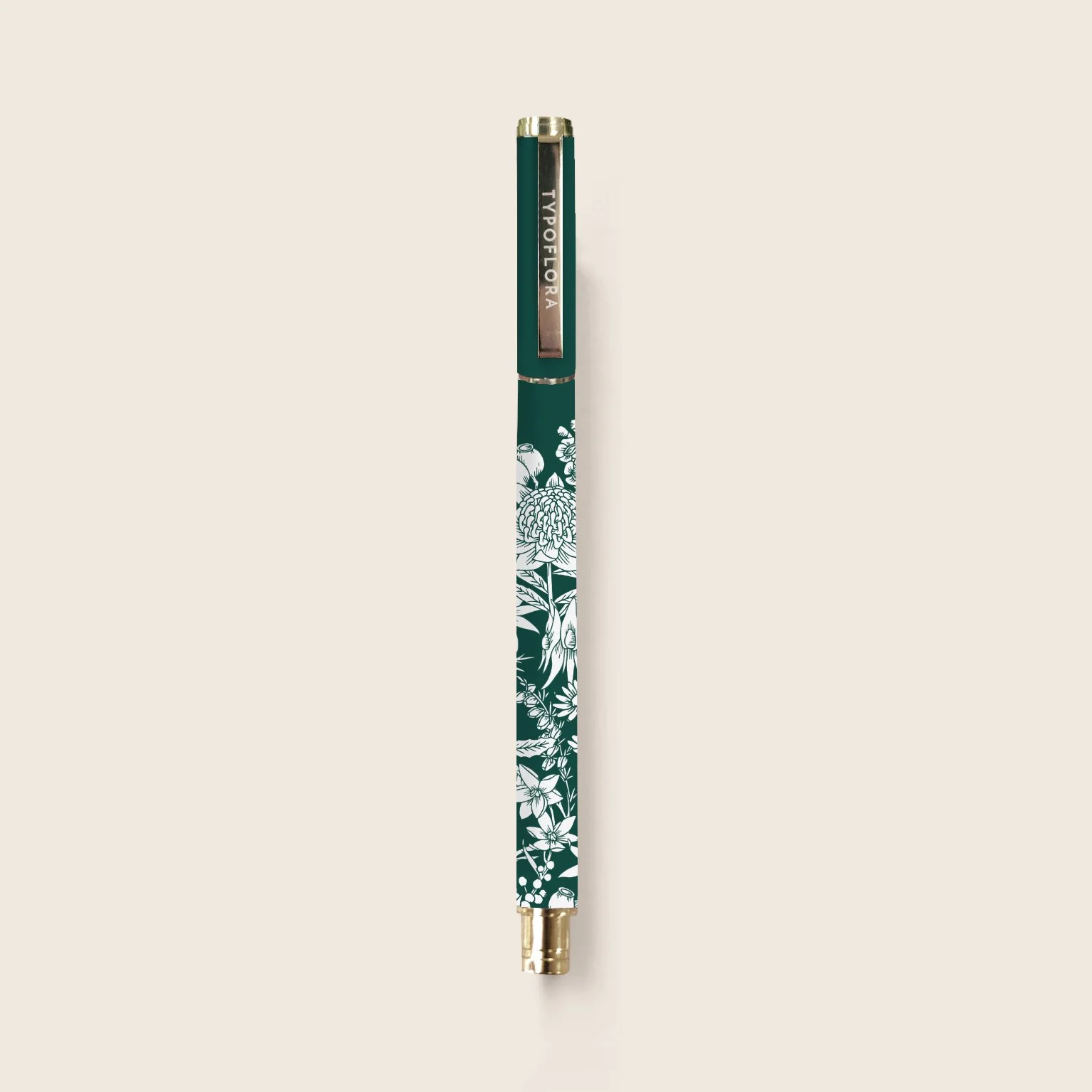 Rollerball Pen - Waratah in Forest Green