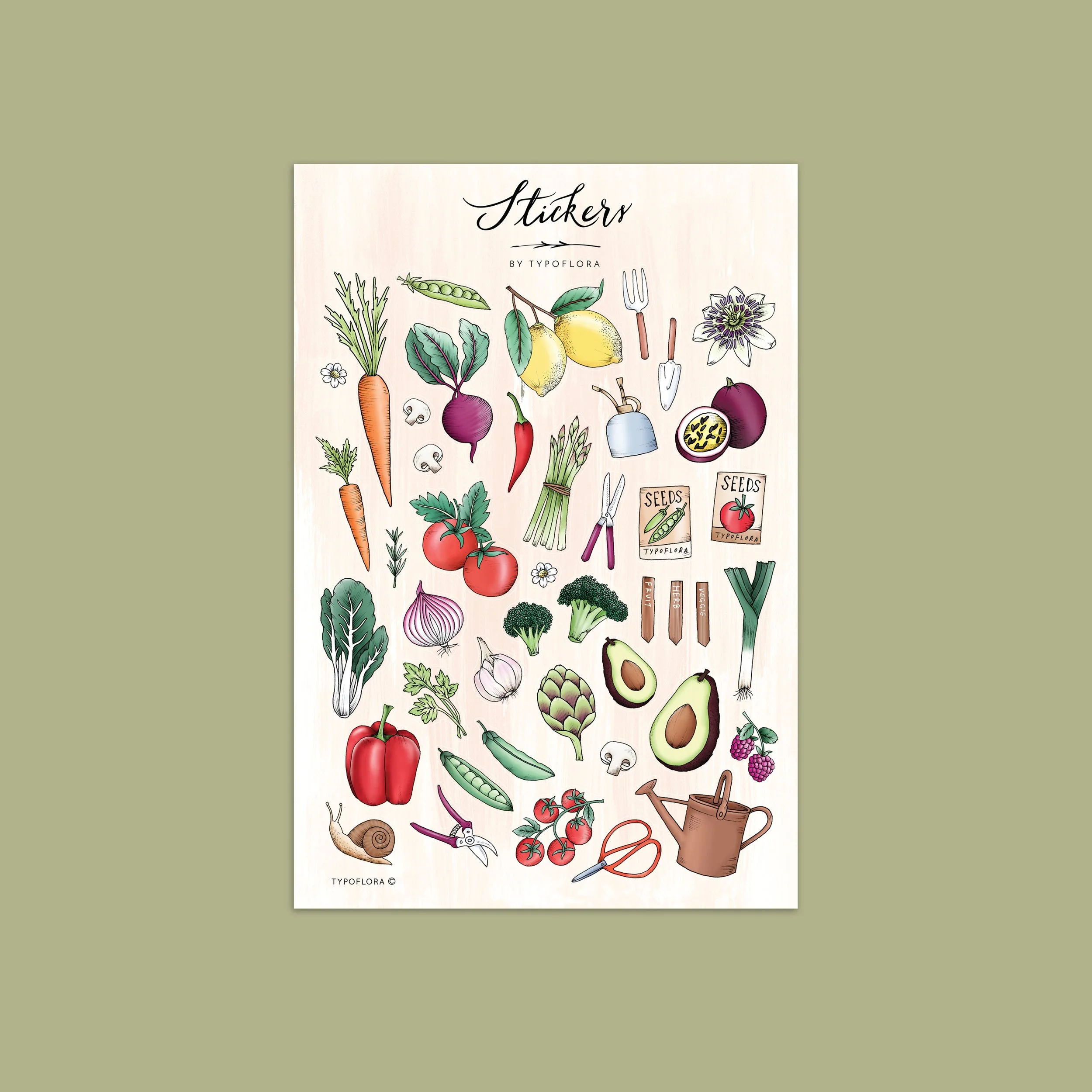 Pre-order | Sticker Sheet - Garden Lovers