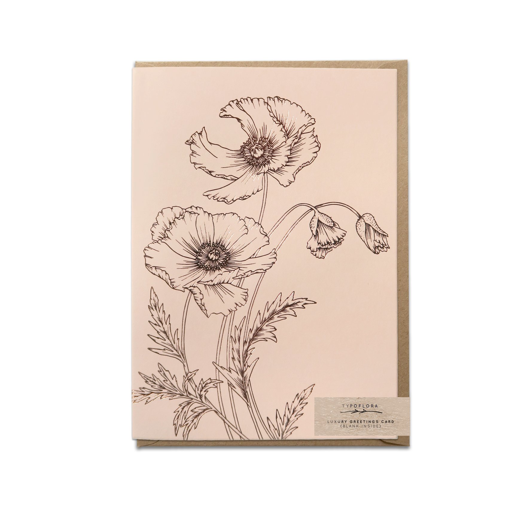 Blush Poppies Card