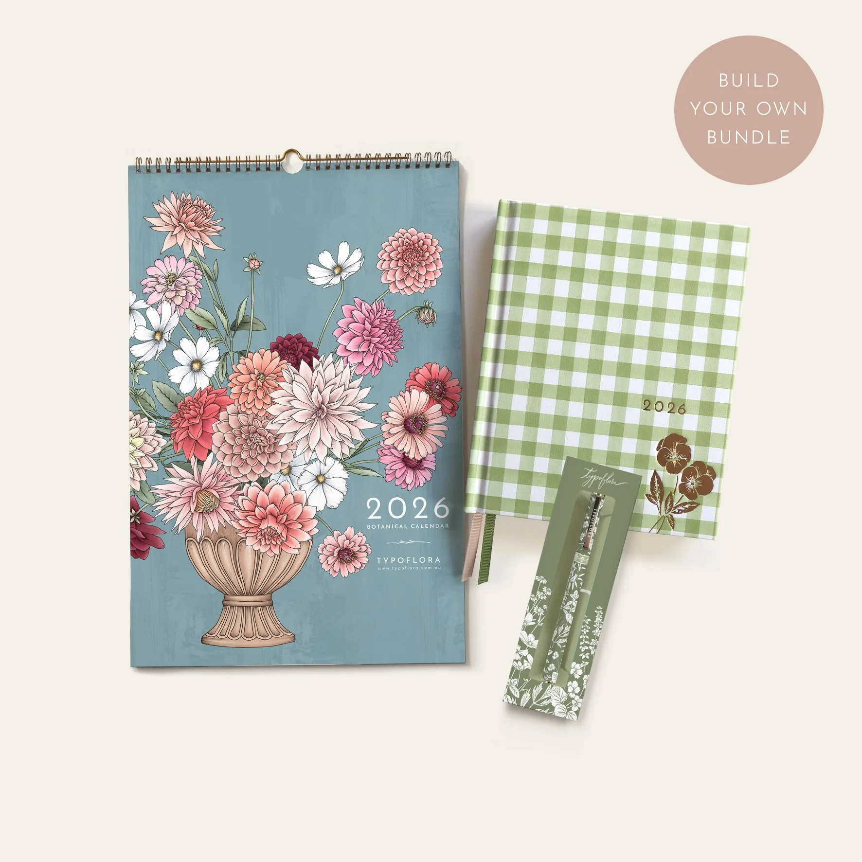 Pre-order | Bundle - 2026 Planner in Sage & Calendar