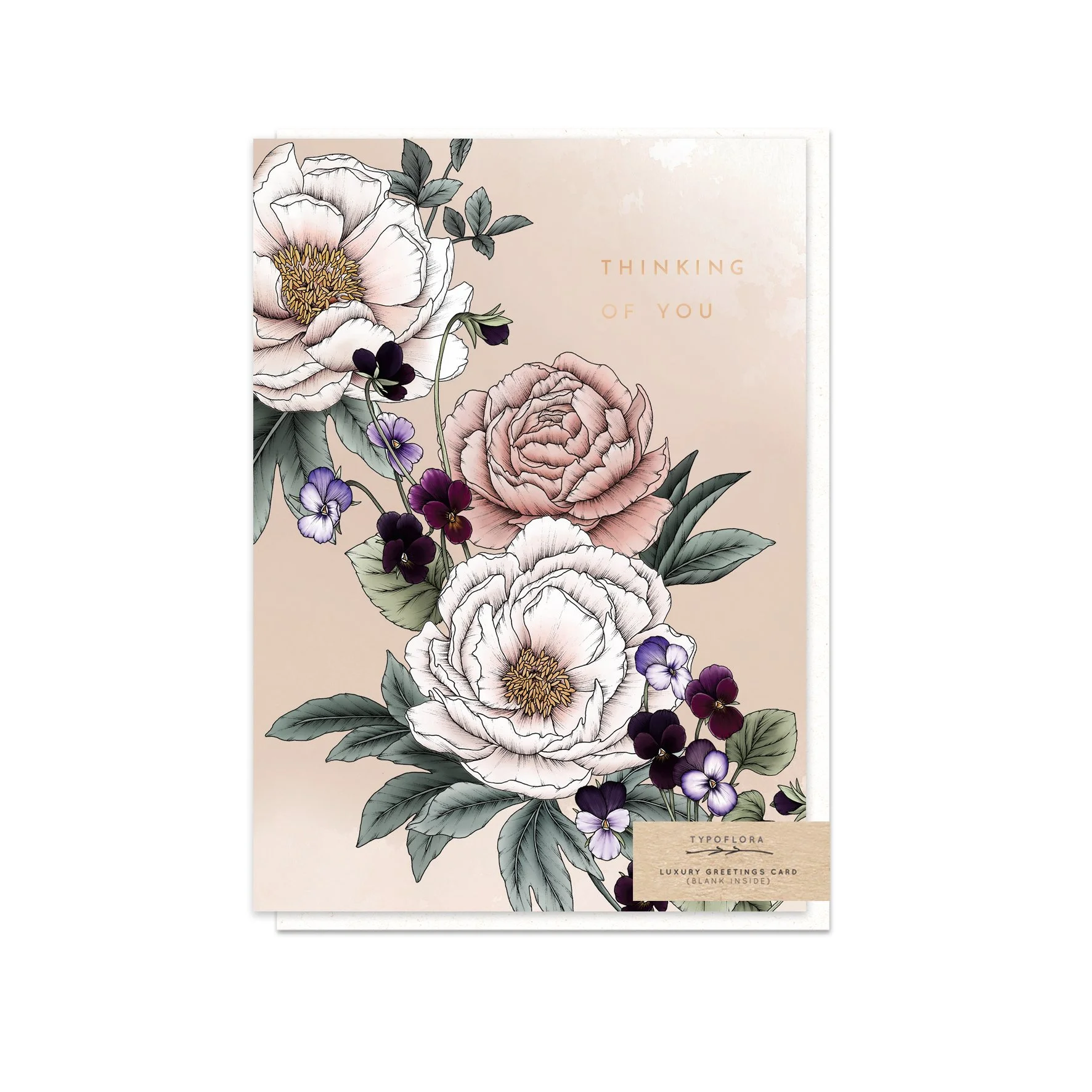 Peony Thinking of You Card