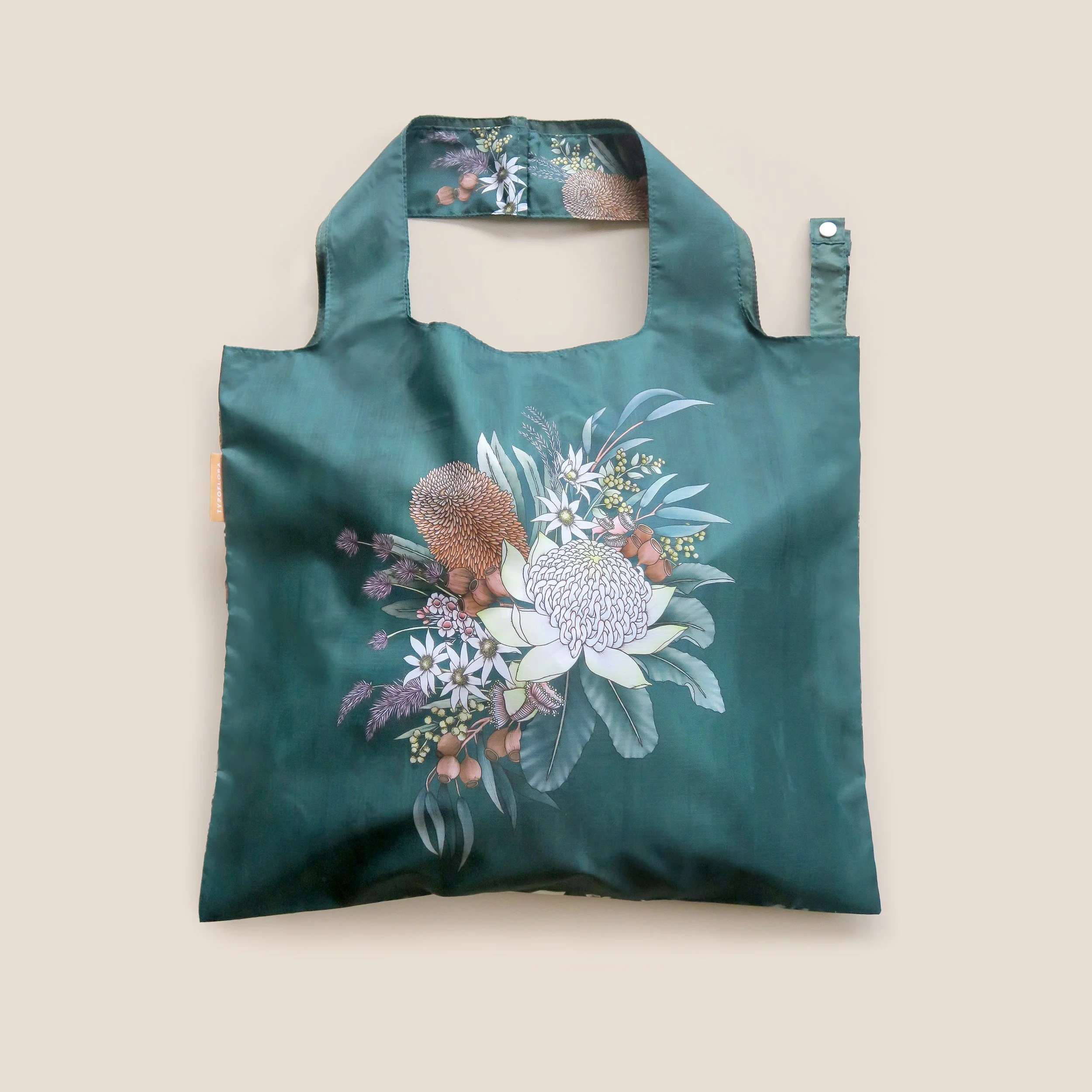 Reusable Bag | Green Waratah