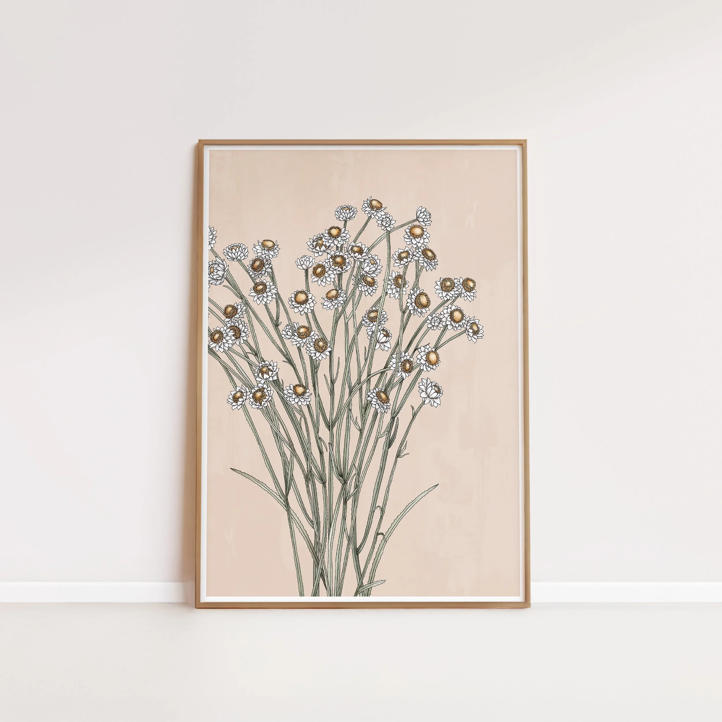 Winged Everlasting Portrait Artprint