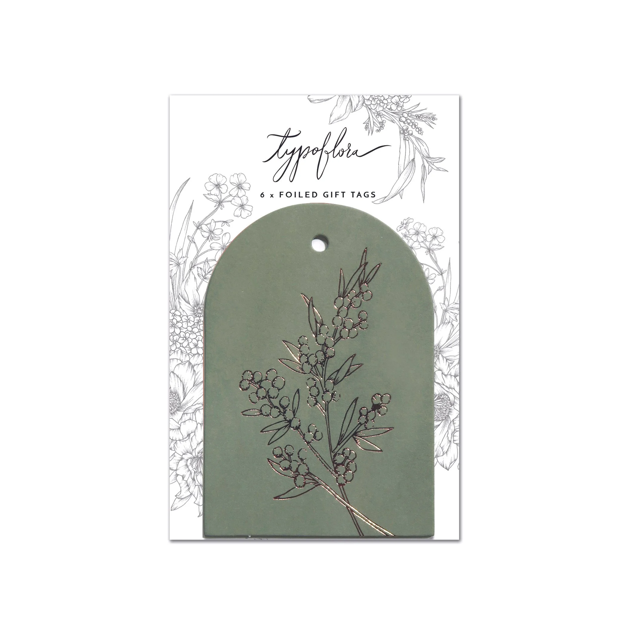 Olive Wattles Gift Tags