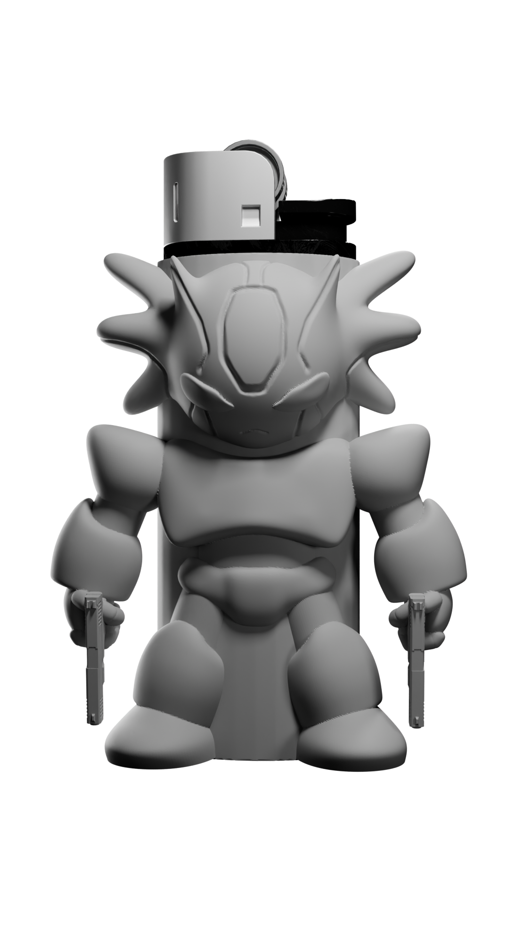 Chibi mecha veji lighter case