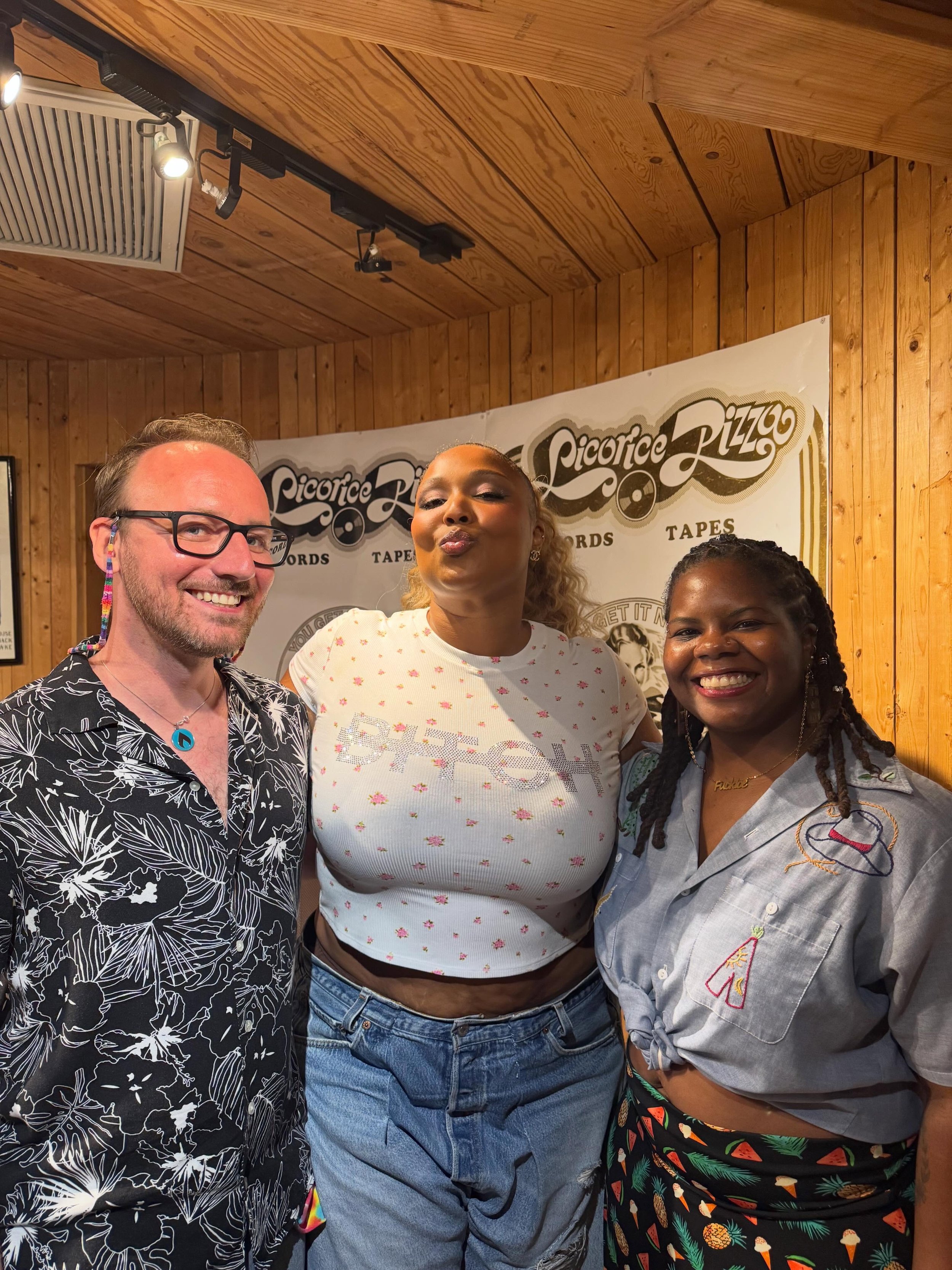 It&rsquo;s so LA to stumble into an album signing for one of your favorite artists. Yes, the 3-hour wait was worth it. She was very kind and excited to engage with all of us. #LizzoIsCoolInPerson