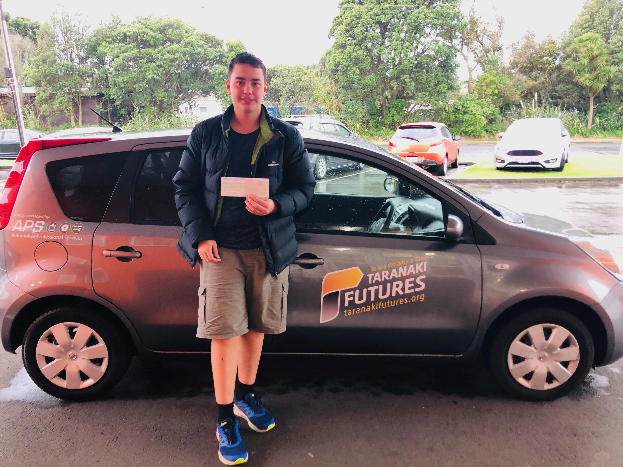 Joshua: licenced to drive! (and one step closer to employment)