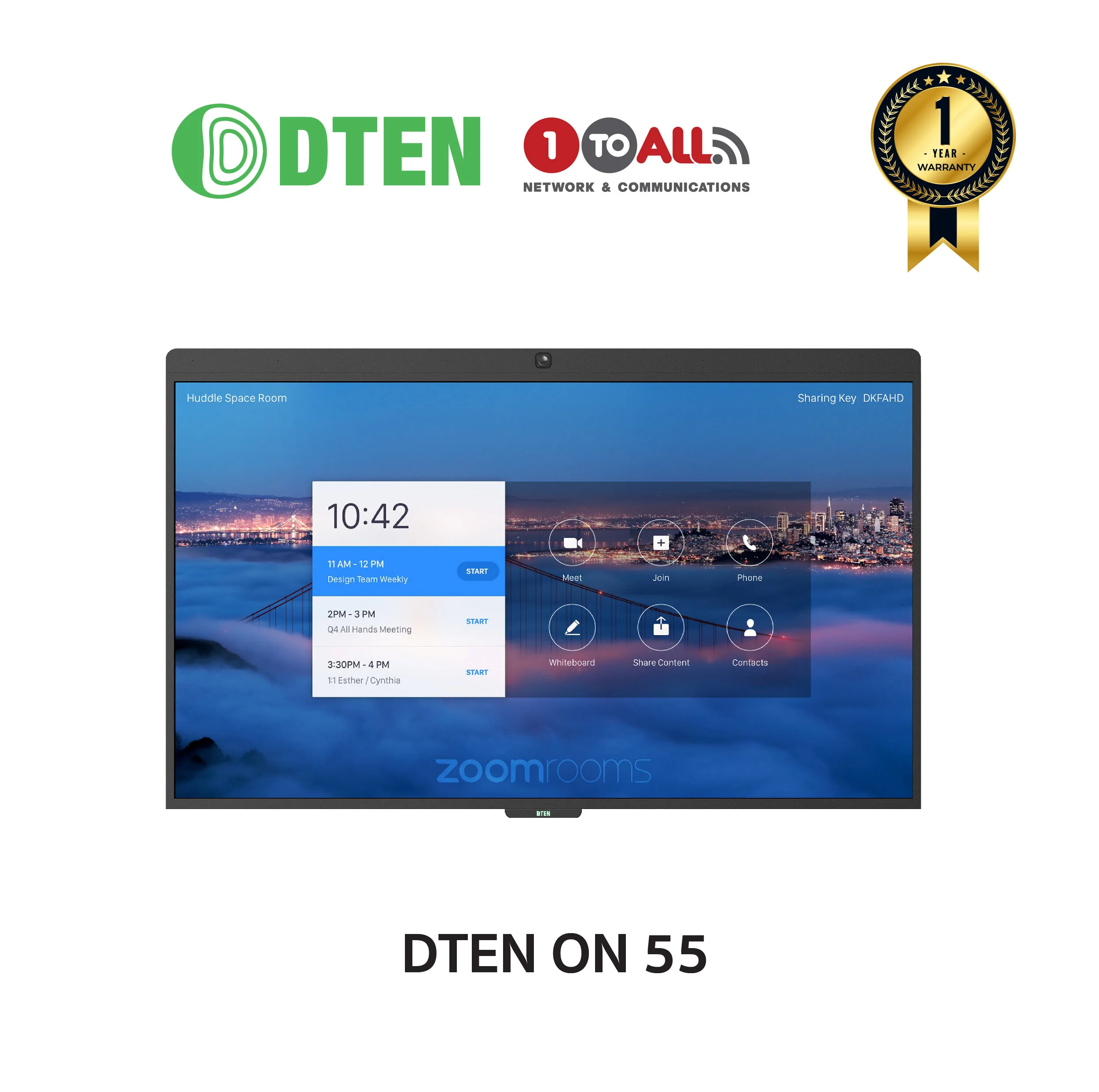 Promotion DTEN ON 55