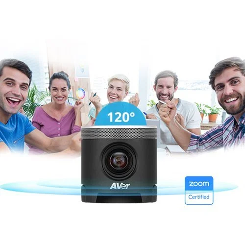 เพิ่มมุมมองห้องประชุมออนไลน์ให้กว้างขึ้นด้วย กล้อง USB Aver cam 340+