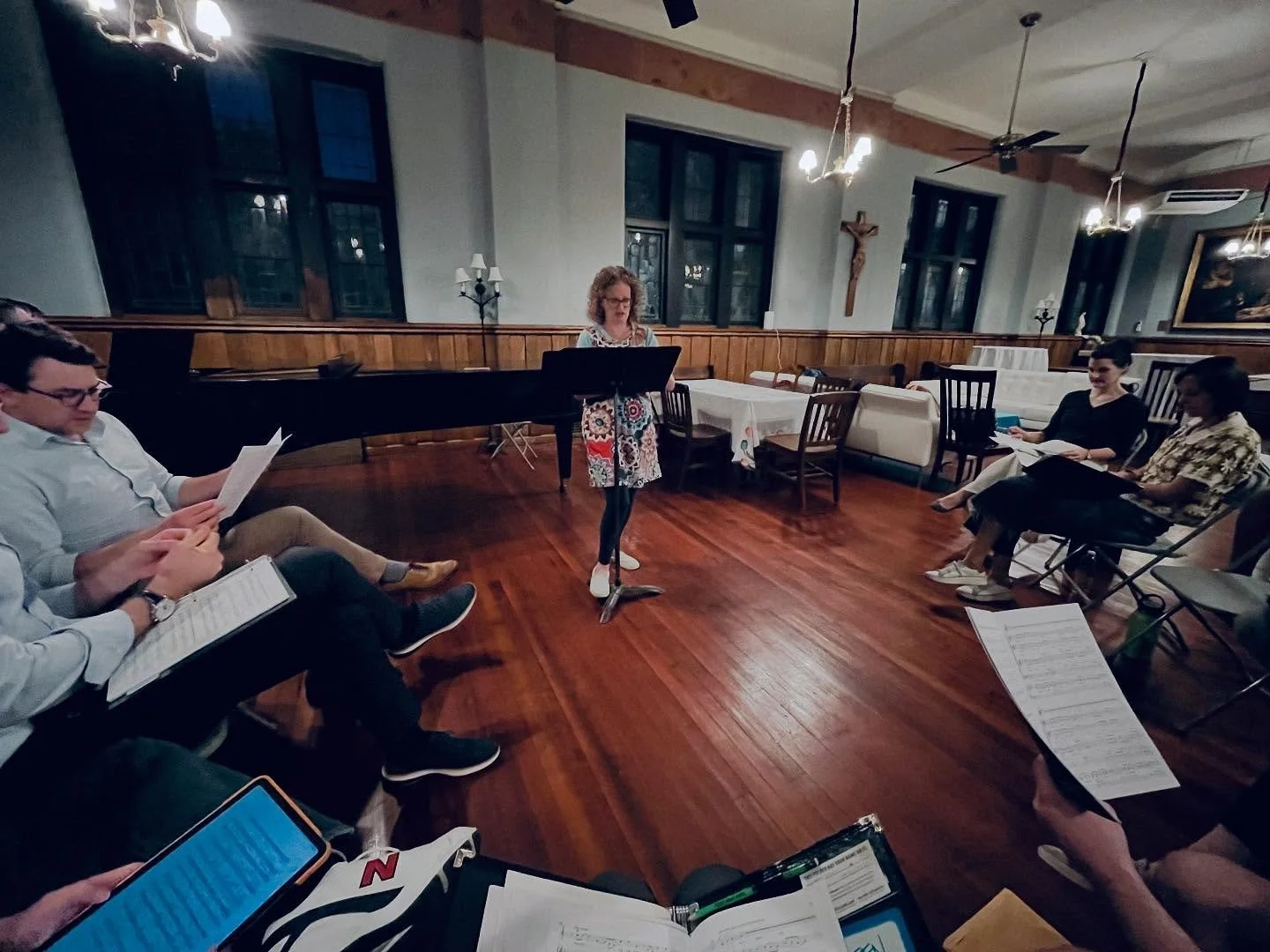 On Mondays, we&rsquo;re singers. Second rehearsal as our fall season takes flight!