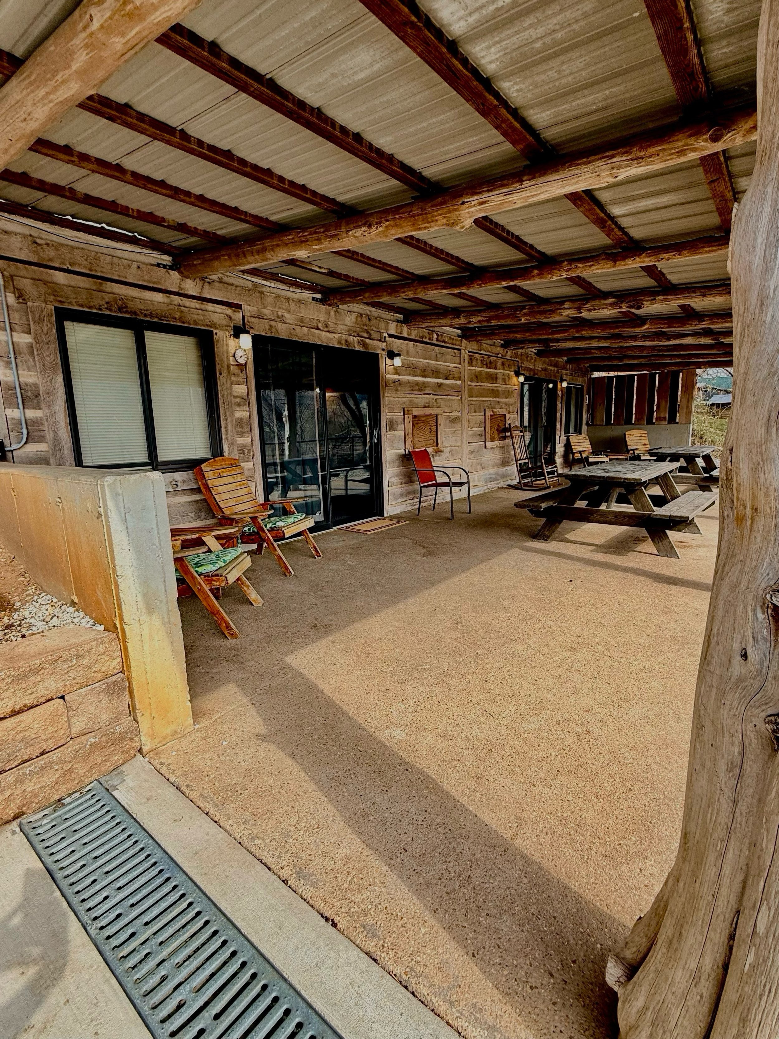 A porch lifestyle done right. 🪵🔥

Whether you&rsquo;re sharing fishing tales after a successful day on the river or unwinding around a campfire, each porch space was designed to create lasting memories🎣

Call, text, or check availability online! 
