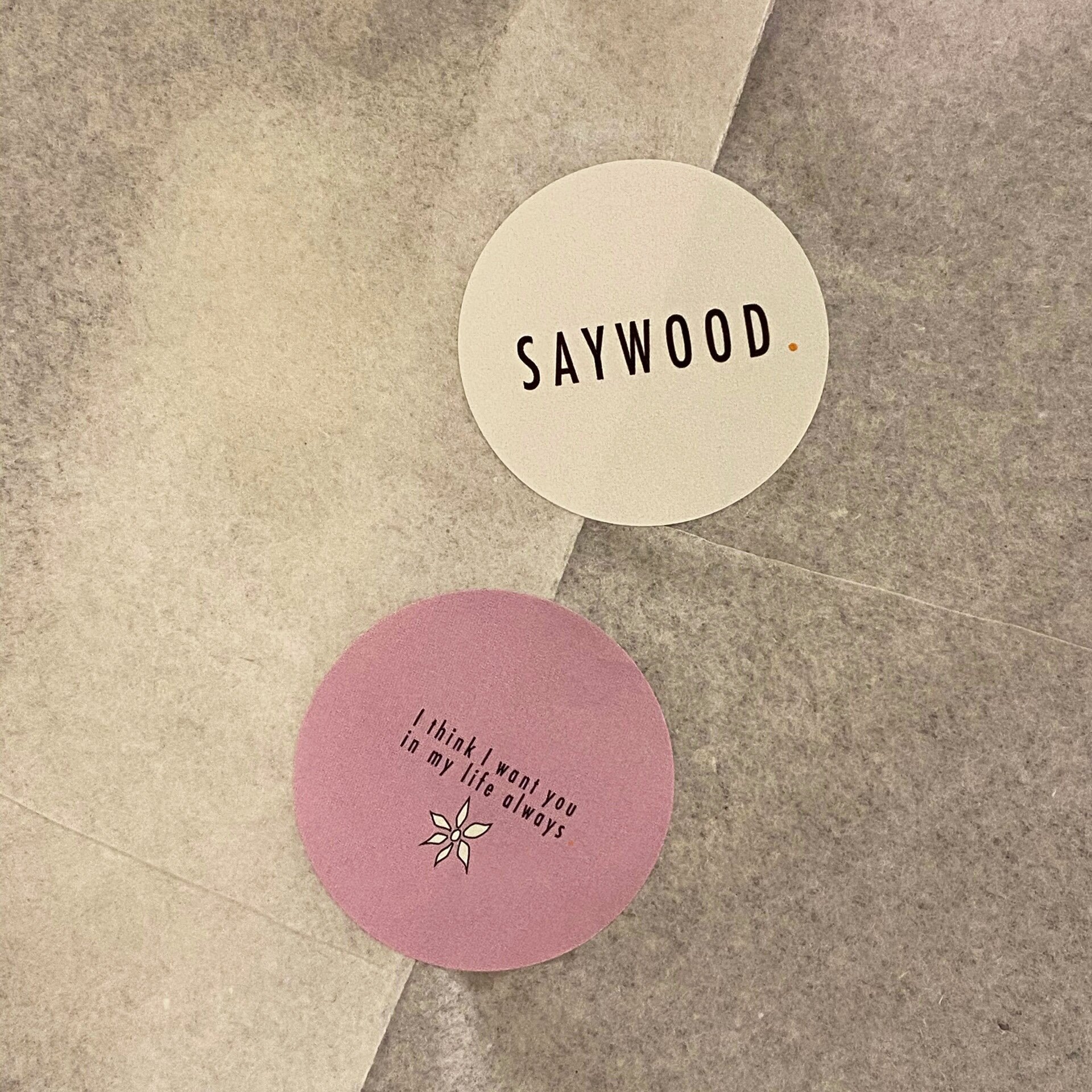 Saywood Studio Biodegradable Stickers