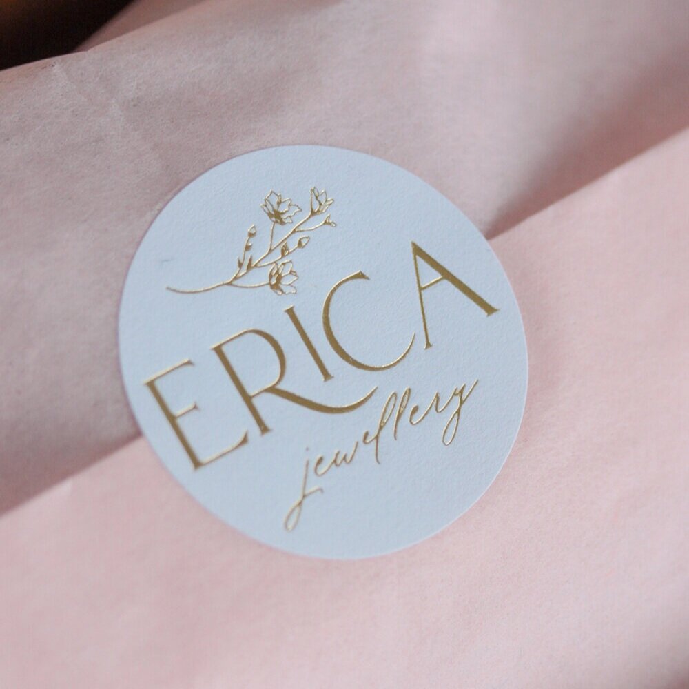 Erica Jewellery Biodegradable Stickers