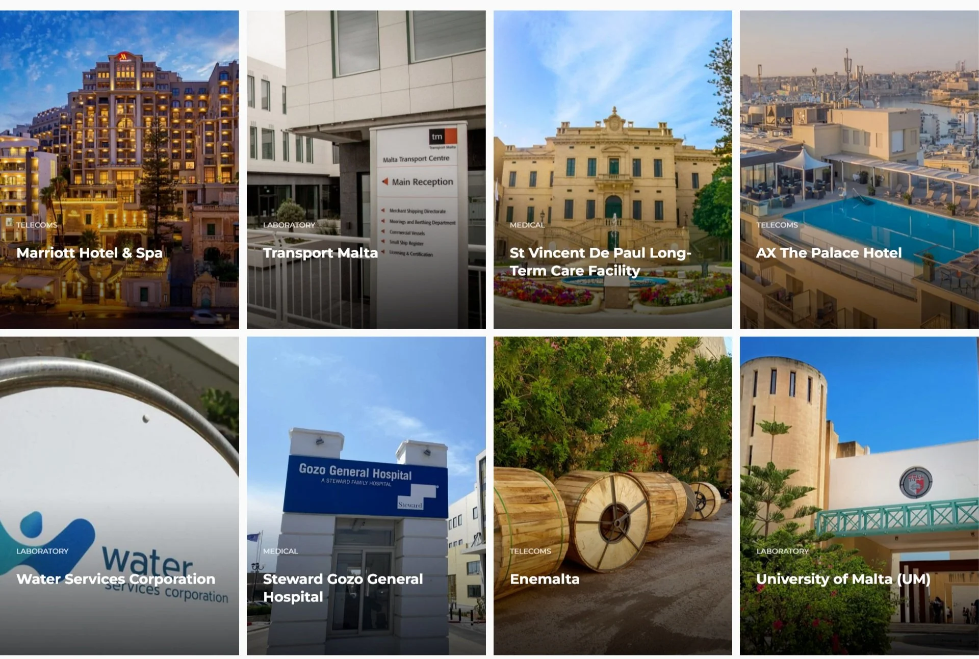 Projects Page - Tektraco Ltd New Website Addition