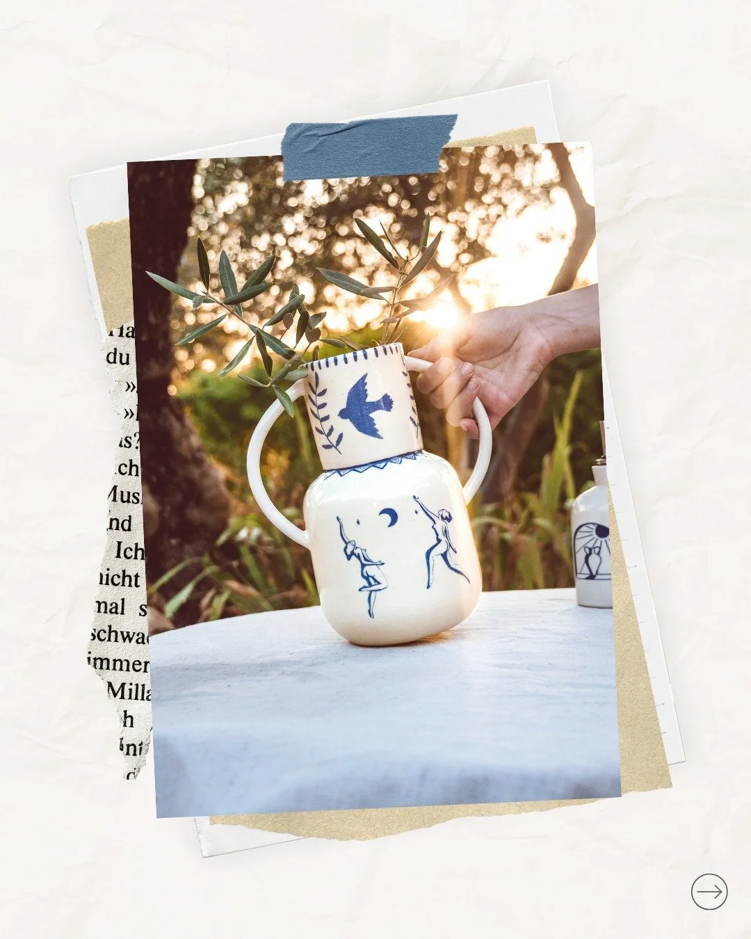 Pauline @dellaroli.ceramique est une jeune c&eacute;ramiste qui cr&eacute;e des pi&egrave;ces illustr&eacute;es et s&eacute;rigraphi&eacute;es 👩&zwj;🎨Son objectif ? Donner vie &agrave; des objets gr&acirc;ce &agrave; ses illustrations inspir&eacute