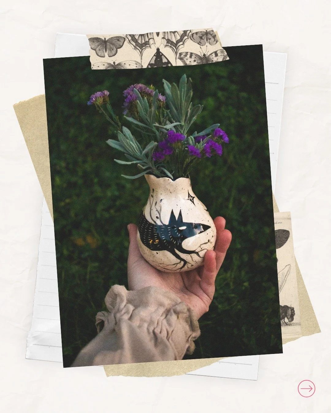 👻 Vous cherchez du spooky ? Vous en trouverez du c&ocirc;t&eacute; de L'antre de Cendre @cendre.c aux Mains Magiques &eacute;videmment 🤩
Sandrina fabrique des objets en c&eacute;ramique utilitaires ou purement d&eacute;coratifs, un brin fantasmagor