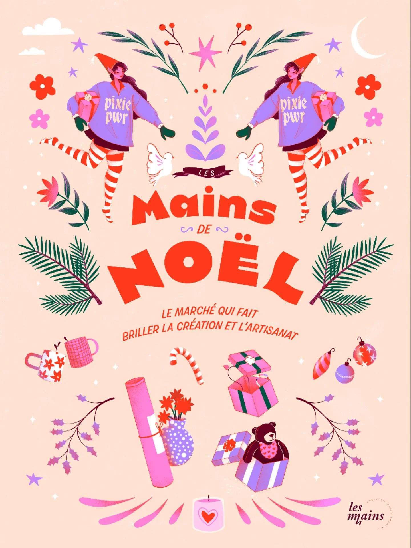 🎄Les Mains de No&euml;l, c&rsquo;est le march&eacute; o&ugrave; la cr&eacute;ation locale prend le pouvoir 💪👊

Trois jours pour shopper du vrai, du fait-main, du made in France ✨ Au c&oelig;ur de Lyon, plus de 50 artisan&middot;es et cr&eacute;ate