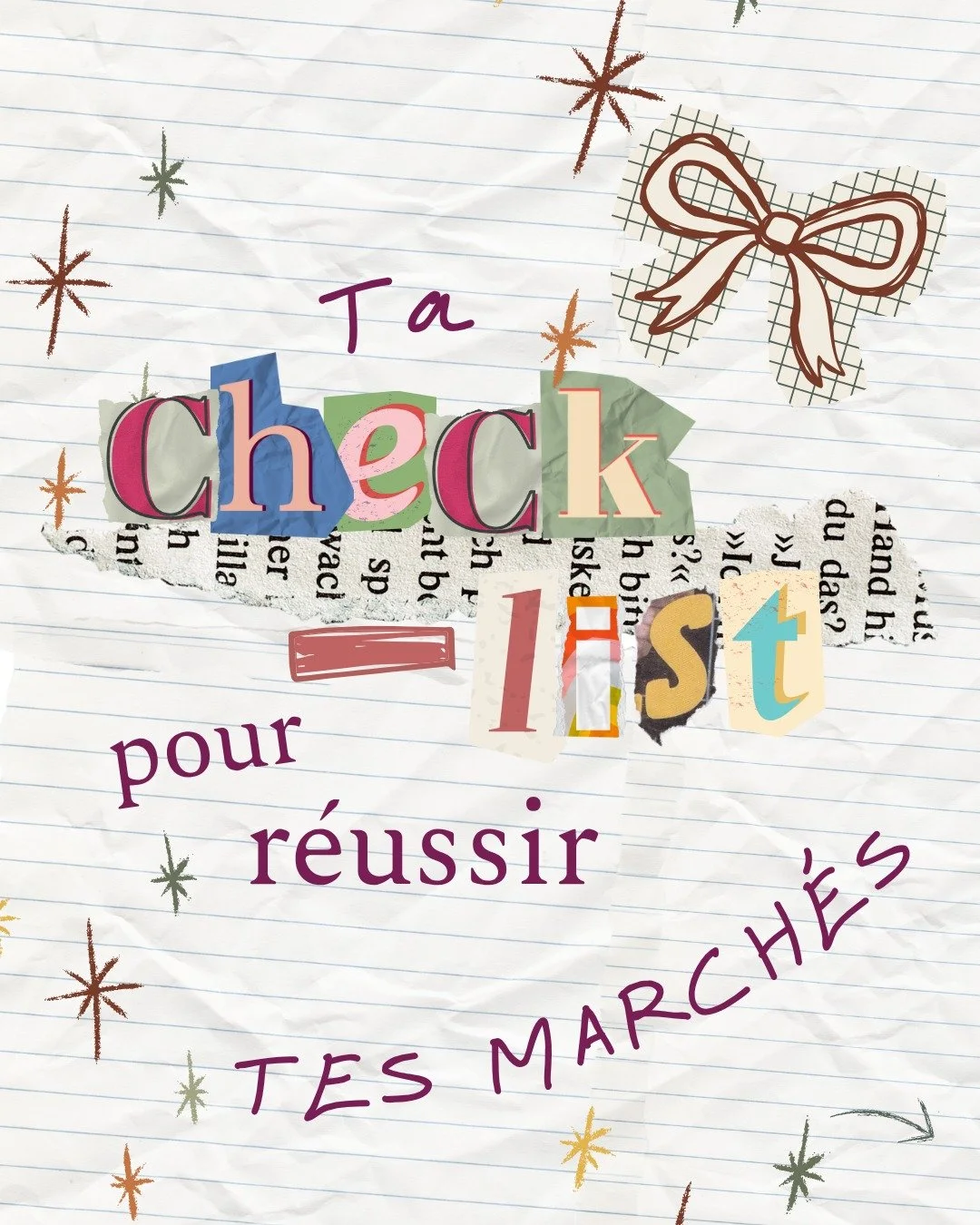 Ta check-list est l&agrave;, y'a plus qu'&agrave; l'enregistrer ! 
Et si tu veux &ecirc;tre s&ucirc;re d'&ecirc;tre 100% pr&ecirc;te pour tes &eacute;v&eacute;nements de fin d'ann&eacute;e alors lis mon article sur le blog &quot;Comment se pr&eacute;