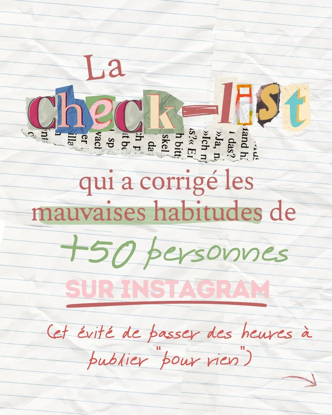 La petite check-list du lundi matin pour v&eacute;rifier que ton compte Instagram est bien dans les clous 🤔
Si &ccedil;a n'est pas le cas, je t'invite &agrave; rejoindre la team des cr&eacute;atrices qui ont d&eacute;cid&eacute; de ne plus poster da