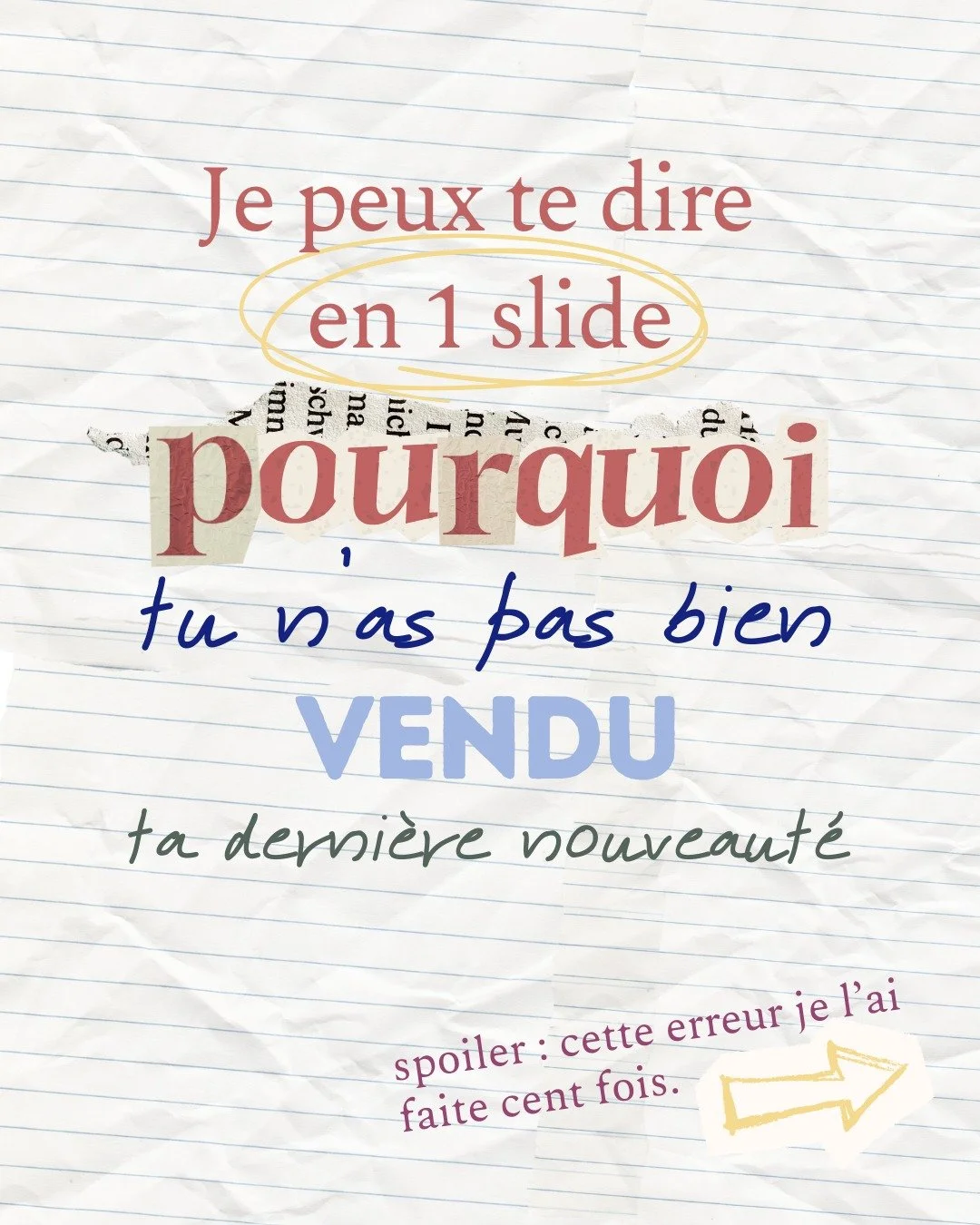 Pour ma part, faire les choses au hasard, ou simplement parce que j'en avais envie, &ccedil;a n'a jamais port&eacute; ses fruits 😅 J'en ai pass&eacute; des heures &agrave; esp&eacute;rer fort fort que &ccedil;a marche... Jusqu'&agrave; ce que je com