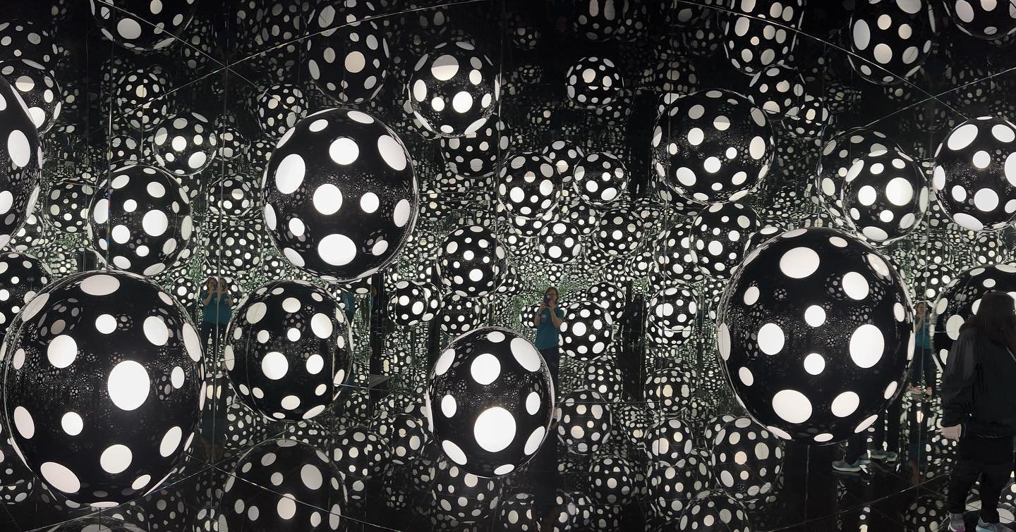 Loved this space by @yayoikusama_ in Hong Kong.
