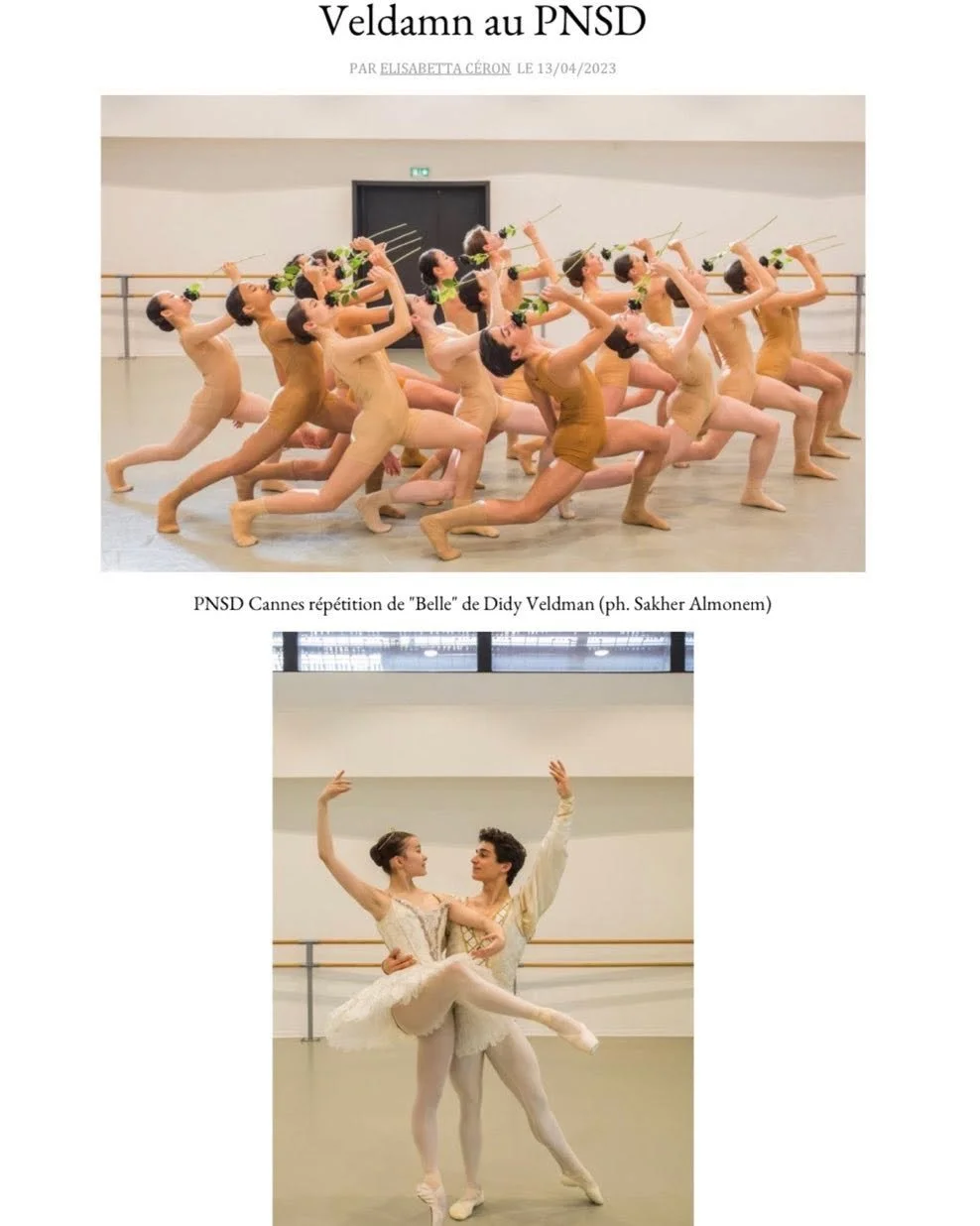 Premi&egrave;re tonight!!! @pnsdrosellahightower Good luck and BRAVO @cantalupopaola, @francesco_curci_choreography,@joelleboulonge plus the students and teachers. Such a pleasure to work with you all. ❤️