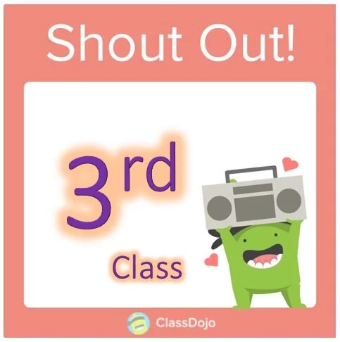 Check-out our Class Shout Out