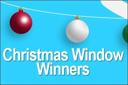 Christmas Window Competition Winners