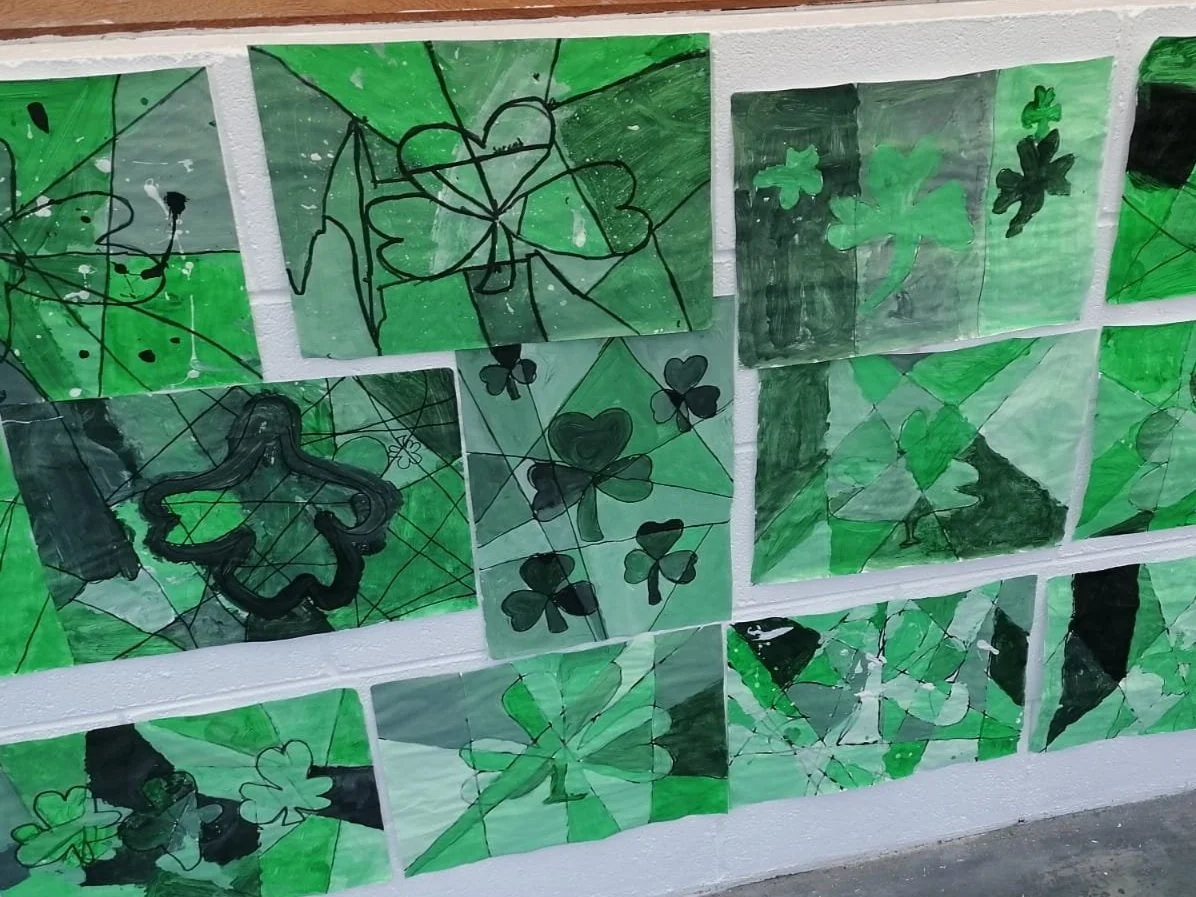 Preparing for Cherry Orchard Community St. Patrick's Parade